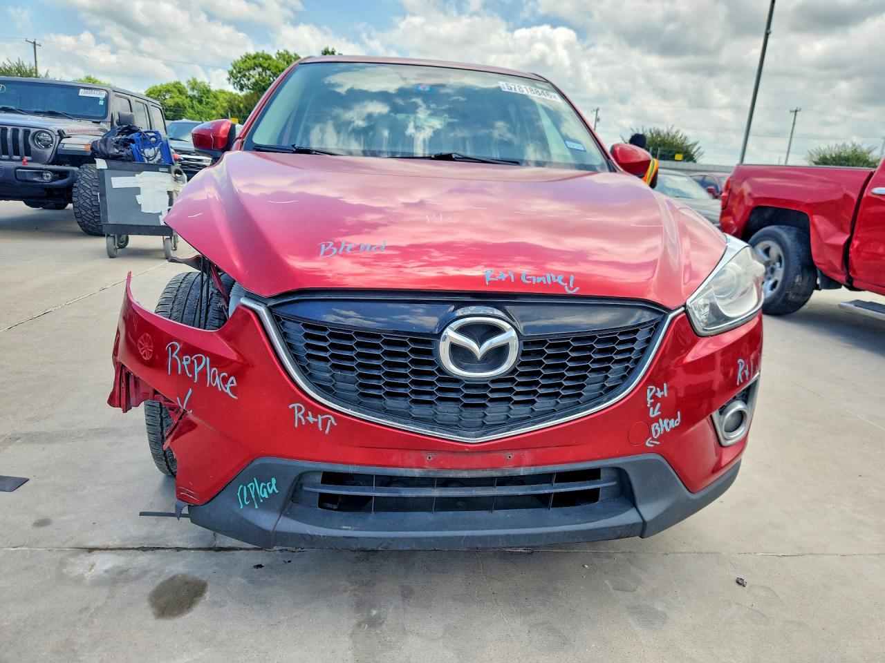 2014 Mazda Cx-5 Gt Красный vin: JM3KE2DY8E0313320