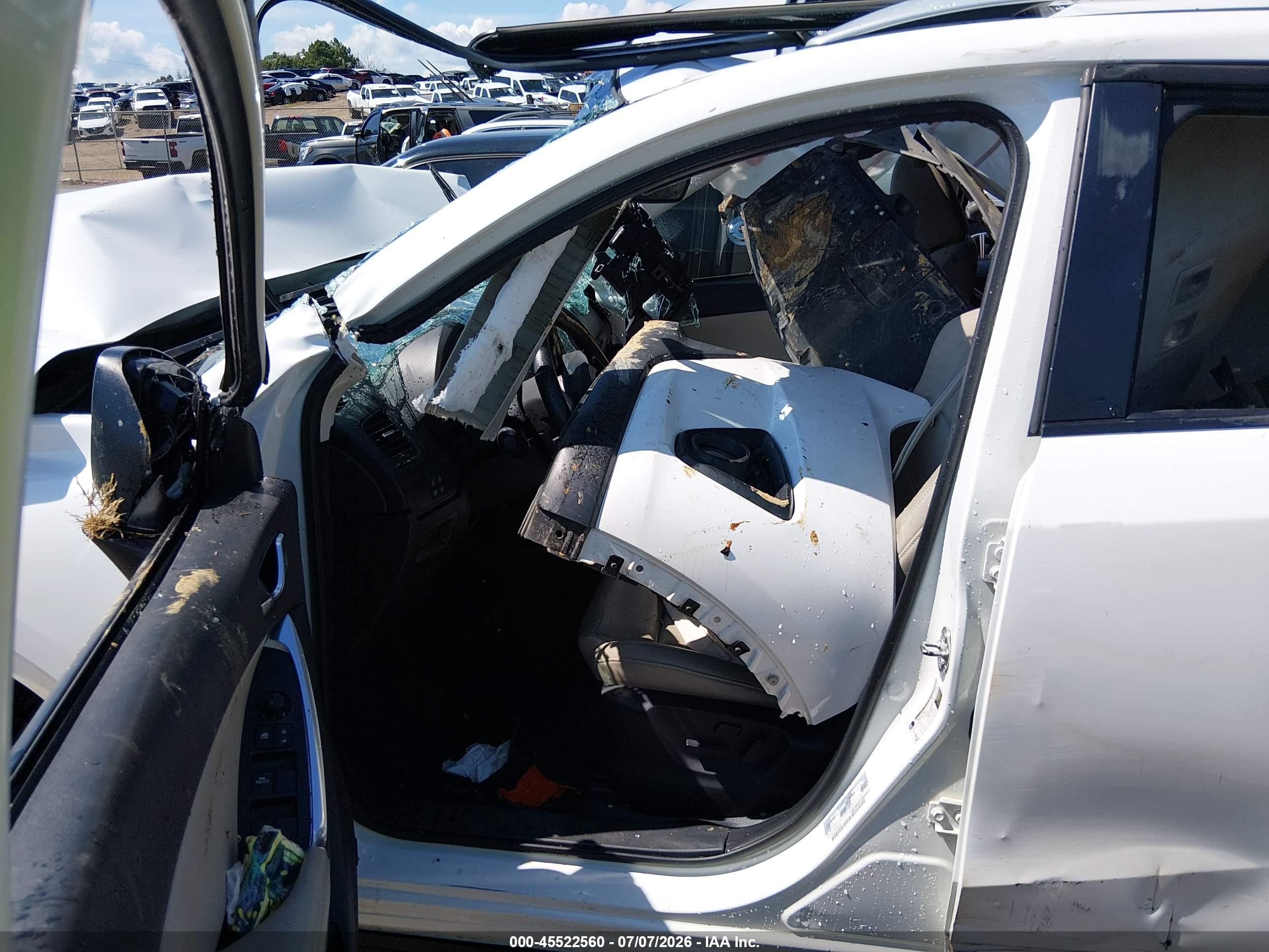2014 Mazda Cx-5 Grand Touring White vin: JM3KE2DY8E0356927