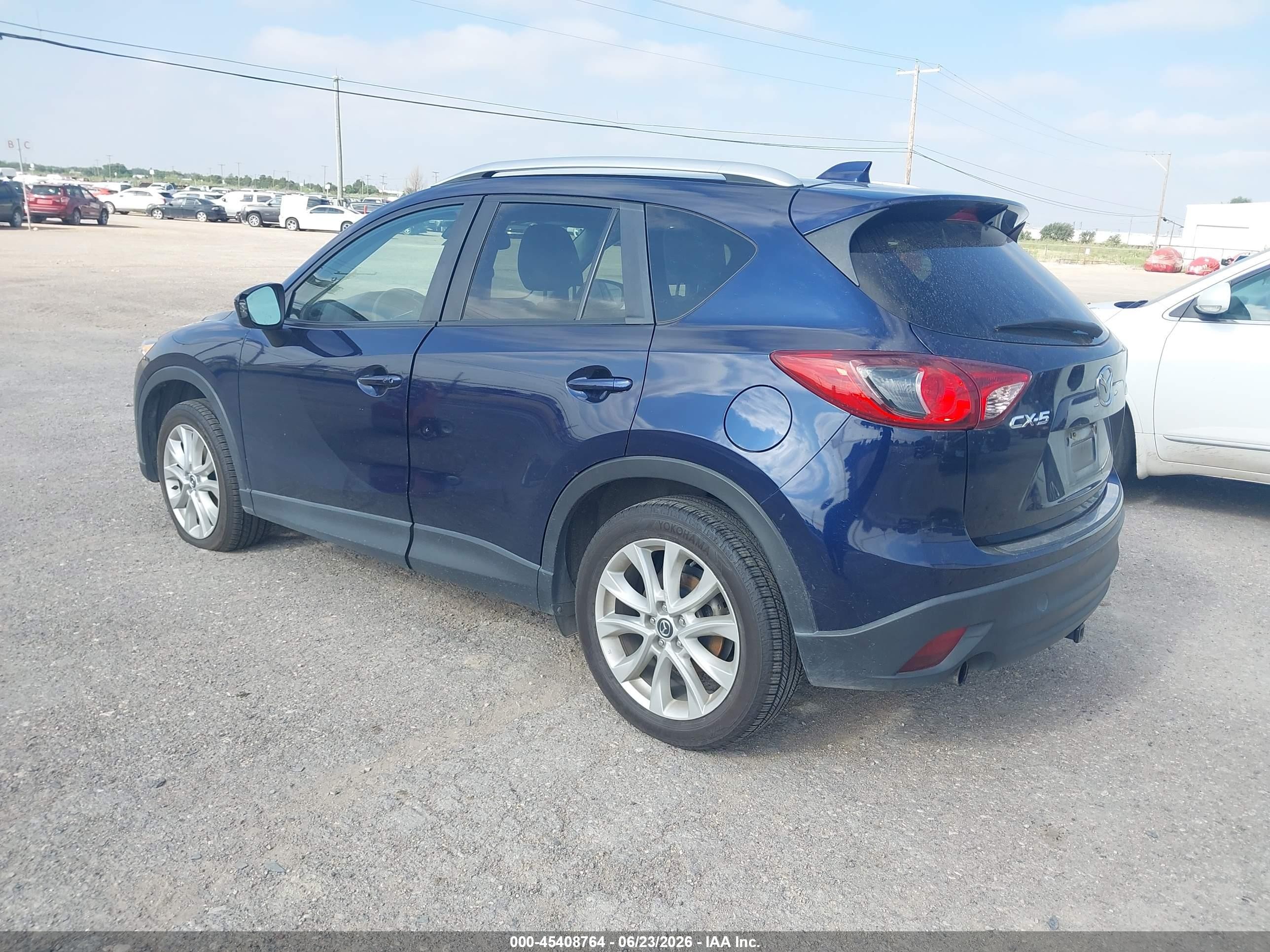 2014 Mazda Cx-5 Grand Touring Blue vin: JM3KE2DY8E0361349