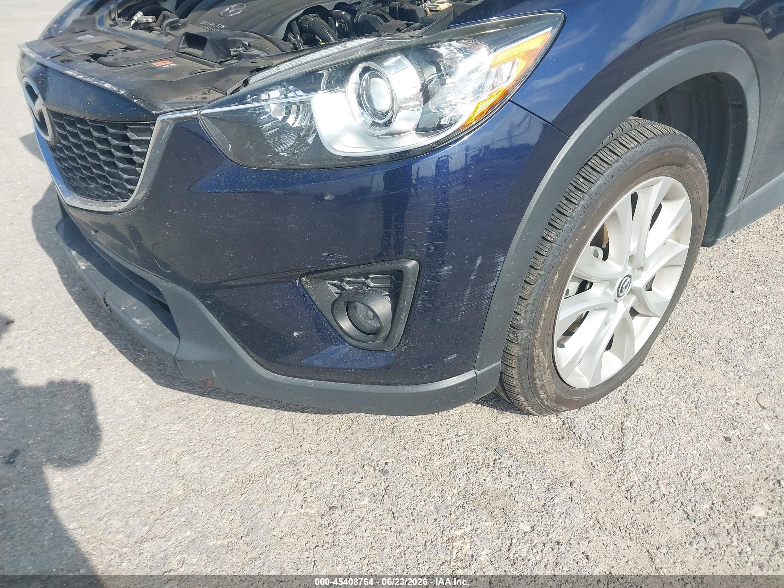 2014 Mazda Cx-5 Grand Touring Blue vin: JM3KE2DY8E0361349