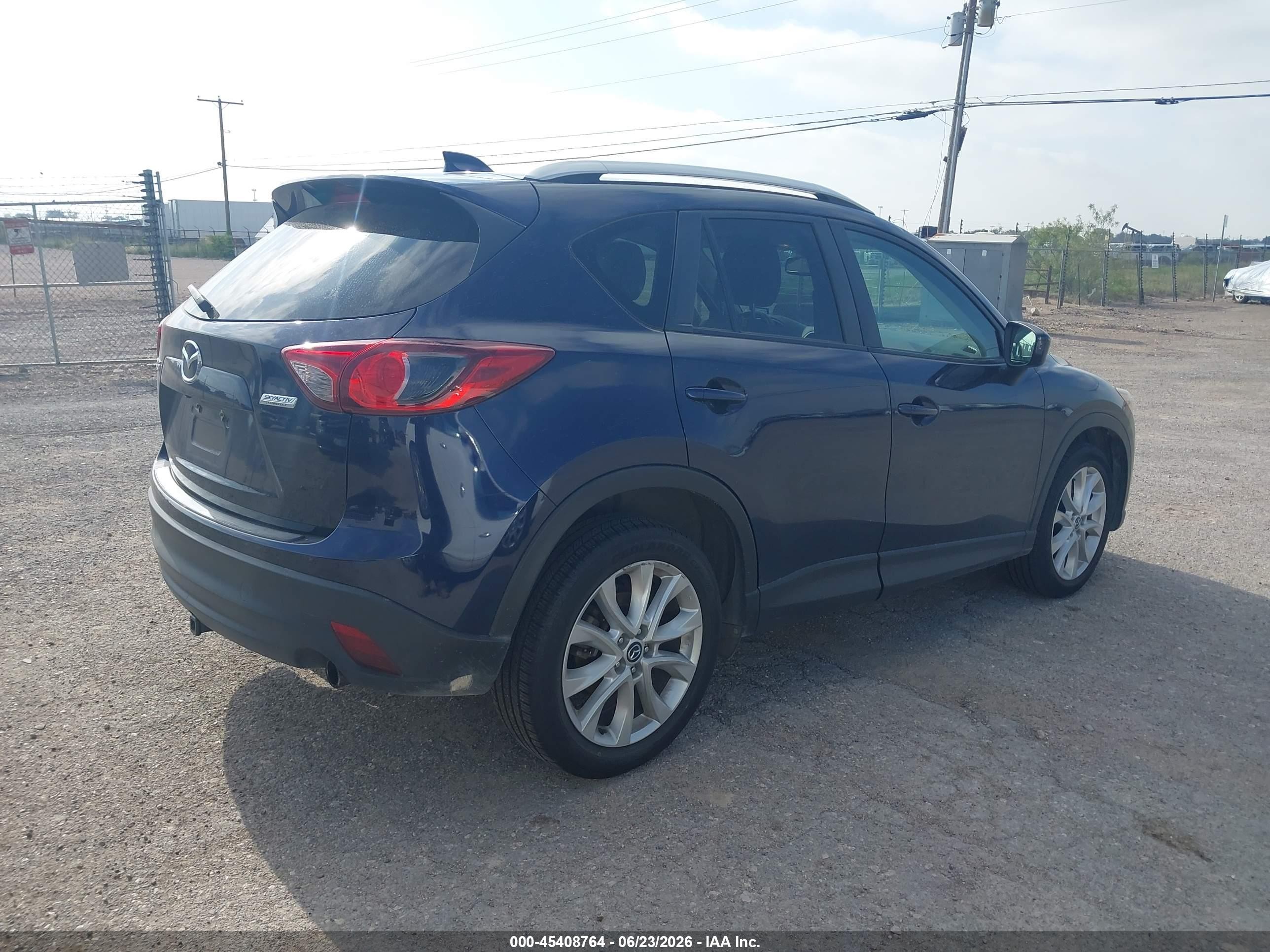 2014 Mazda Cx-5 Grand Touring Blue vin: JM3KE2DY8E0361349