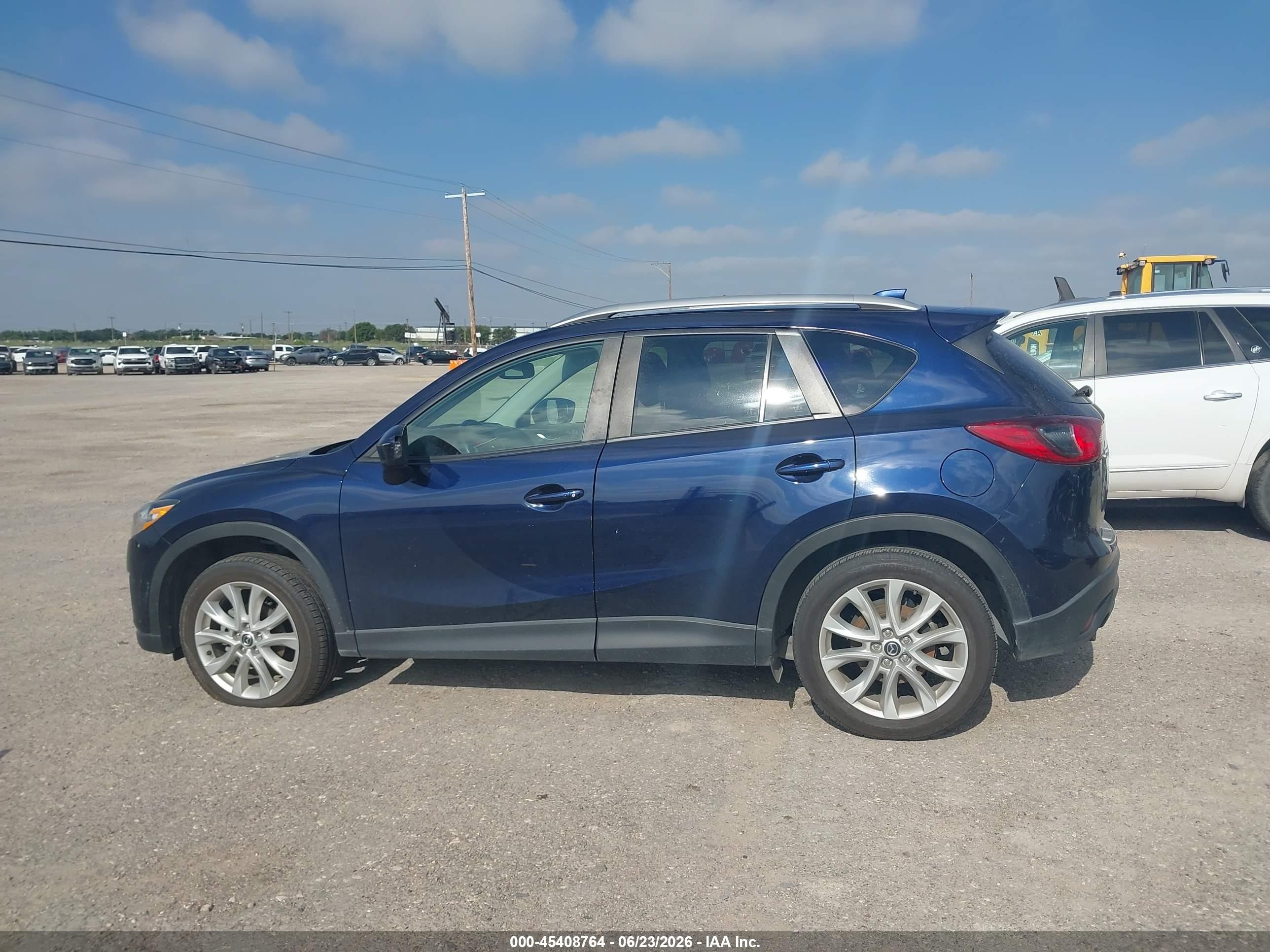 2014 Mazda Cx-5 Grand Touring Blue vin: JM3KE2DY8E0361349