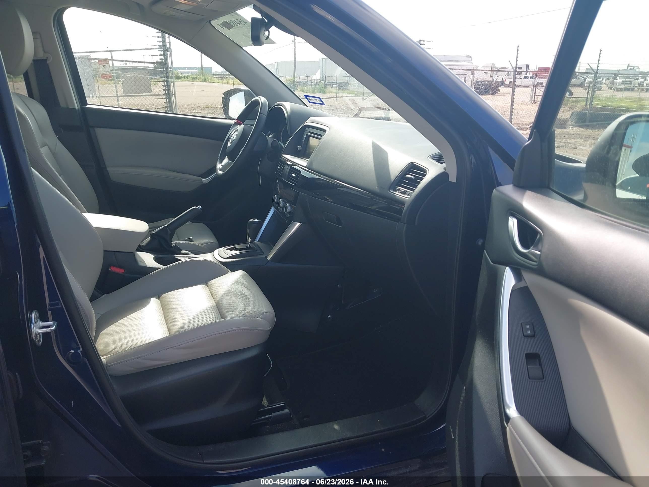 2014 Mazda Cx-5 Grand Touring Blue vin: JM3KE2DY8E0361349