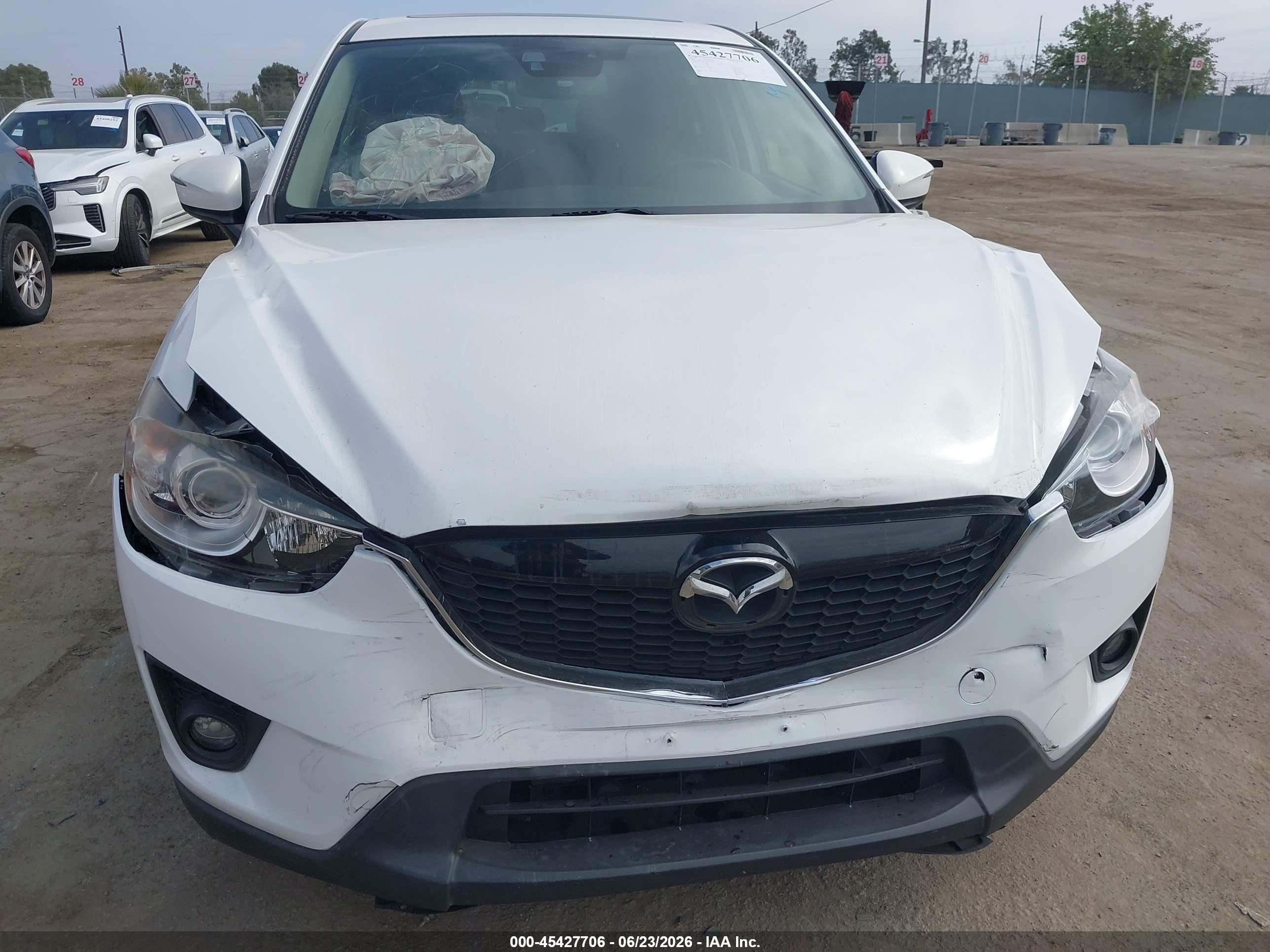 2015 Mazda Cx-5 Grand Touring White vin: JM3KE2DY8F0514412