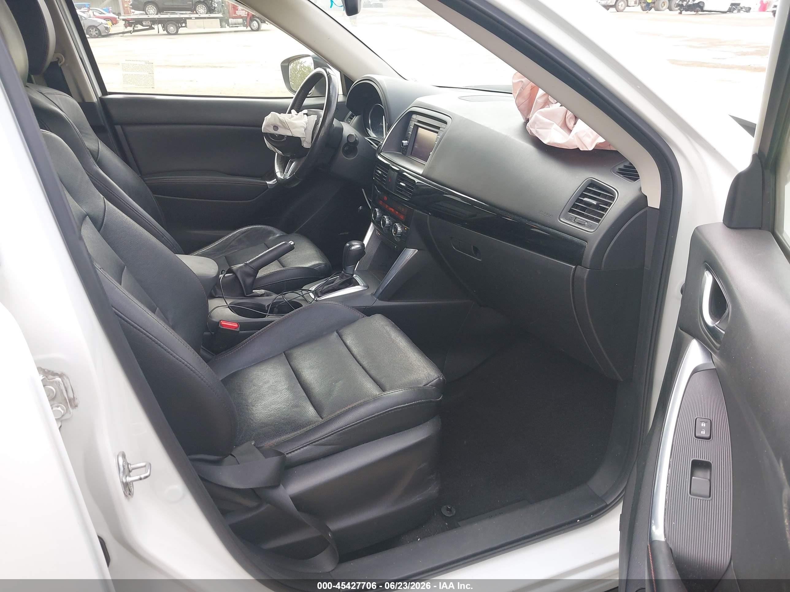 2015 Mazda Cx-5 Grand Touring White vin: JM3KE2DY8F0514412