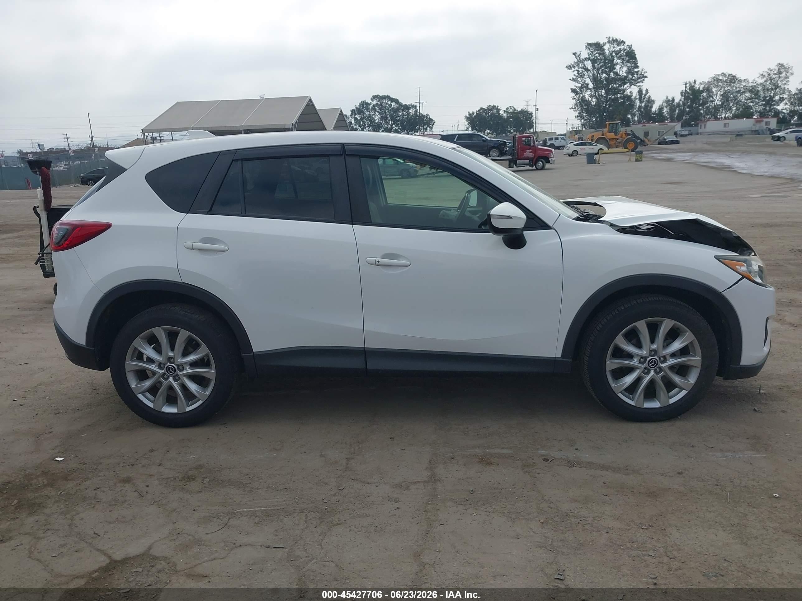 2015 Mazda Cx-5 Grand Touring White vin: JM3KE2DY8F0514412