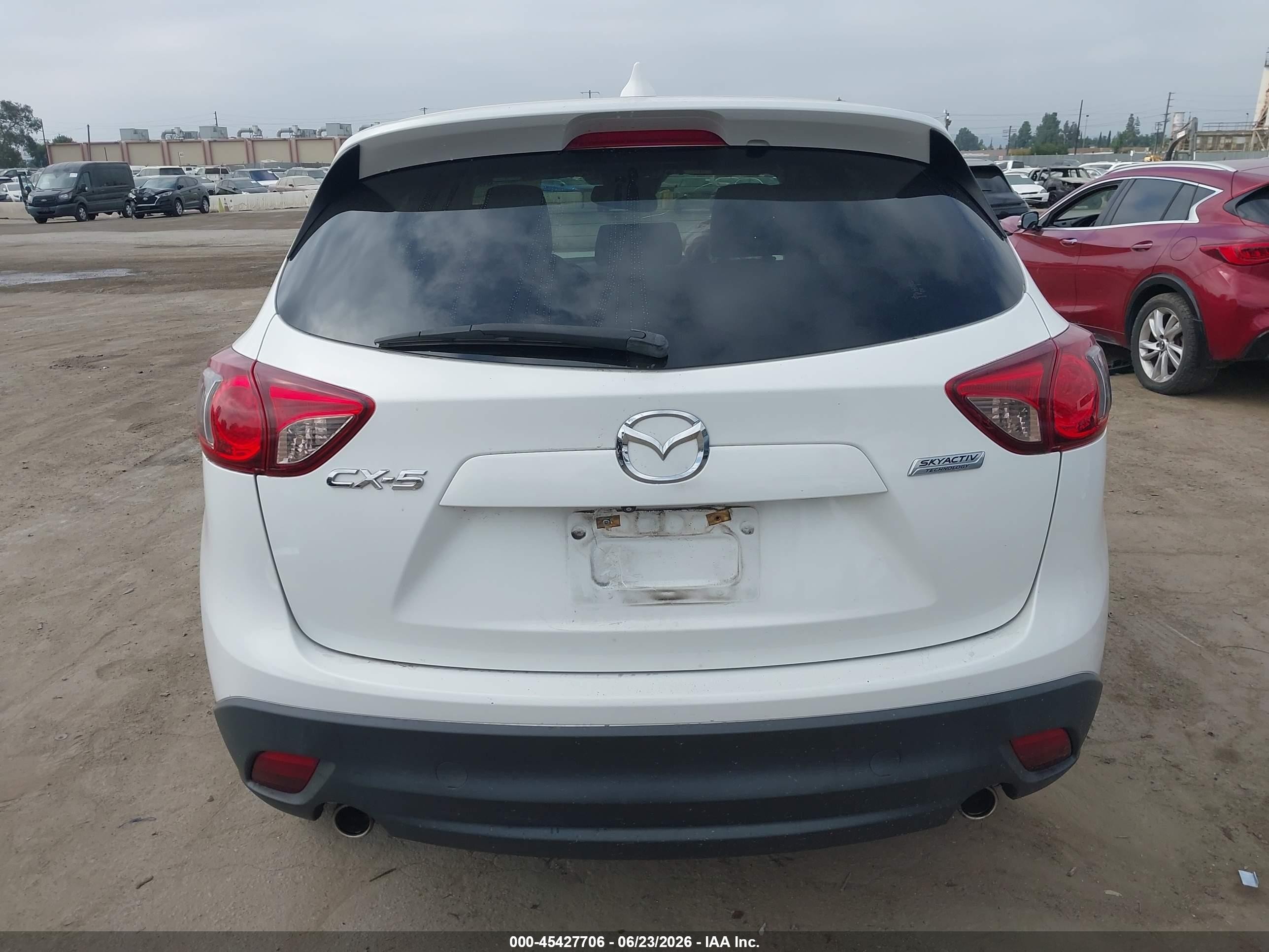 2015 Mazda Cx-5 Grand Touring White vin: JM3KE2DY8F0514412