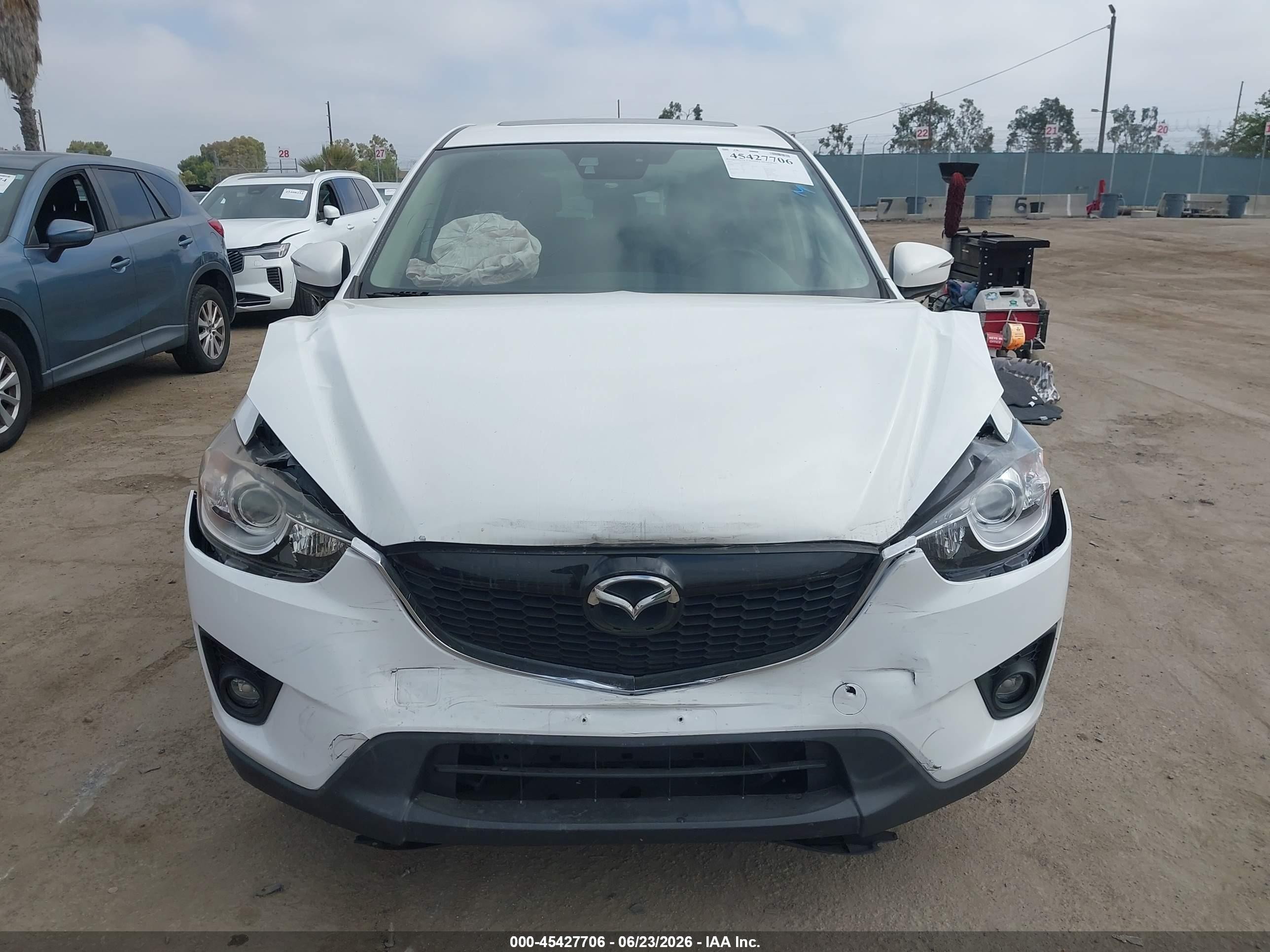 2015 Mazda Cx-5 Grand Touring White vin: JM3KE2DY8F0514412