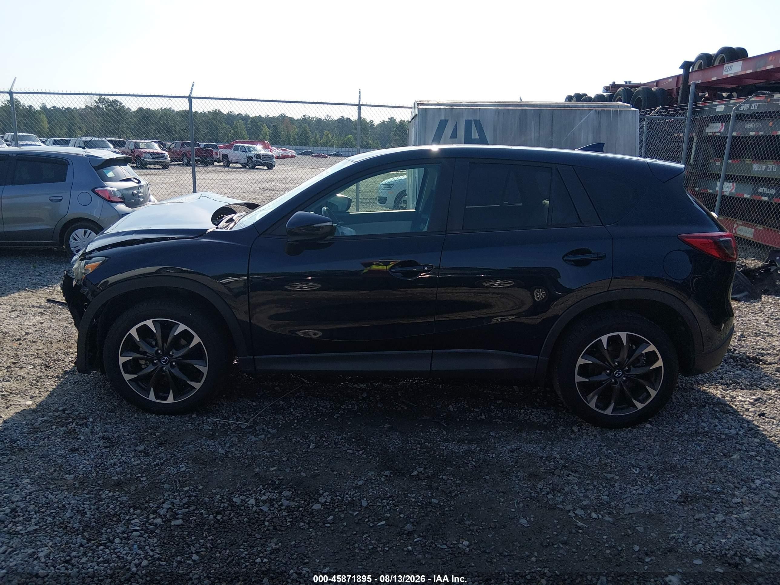 2016 Mazda Cx-5 Grand Touring Dark Blue vin: JM3KE2DY8G0769417