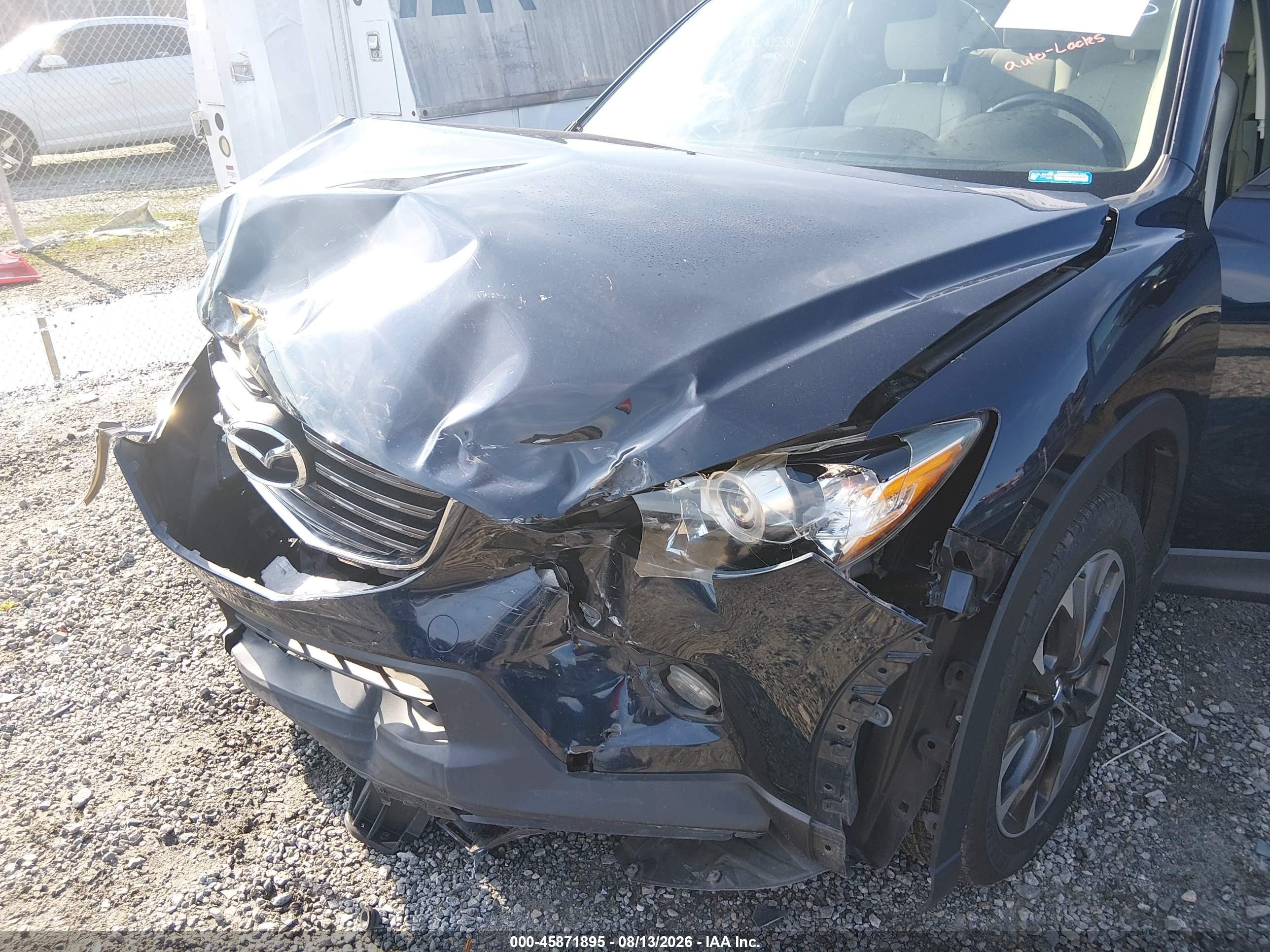 2016 Mazda Cx-5 Grand Touring Dark Blue vin: JM3KE2DY8G0769417