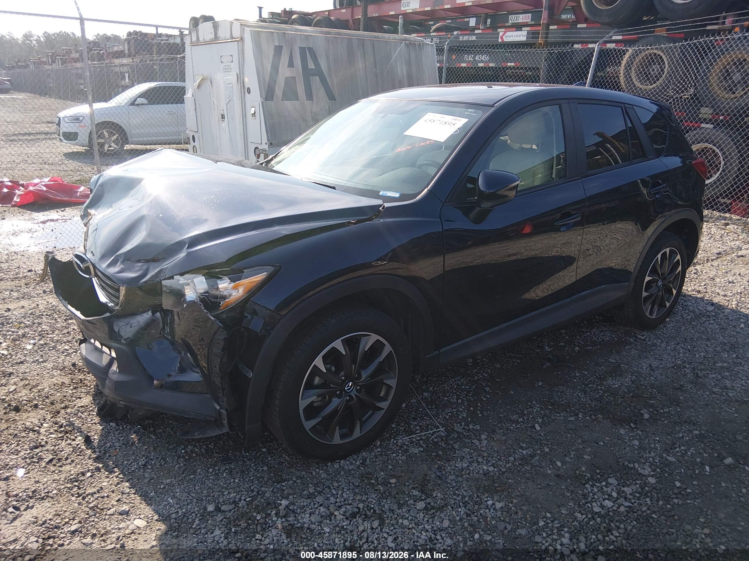 2016 Mazda Cx-5 Grand Touring Dark Blue vin: JM3KE2DY8G0769417