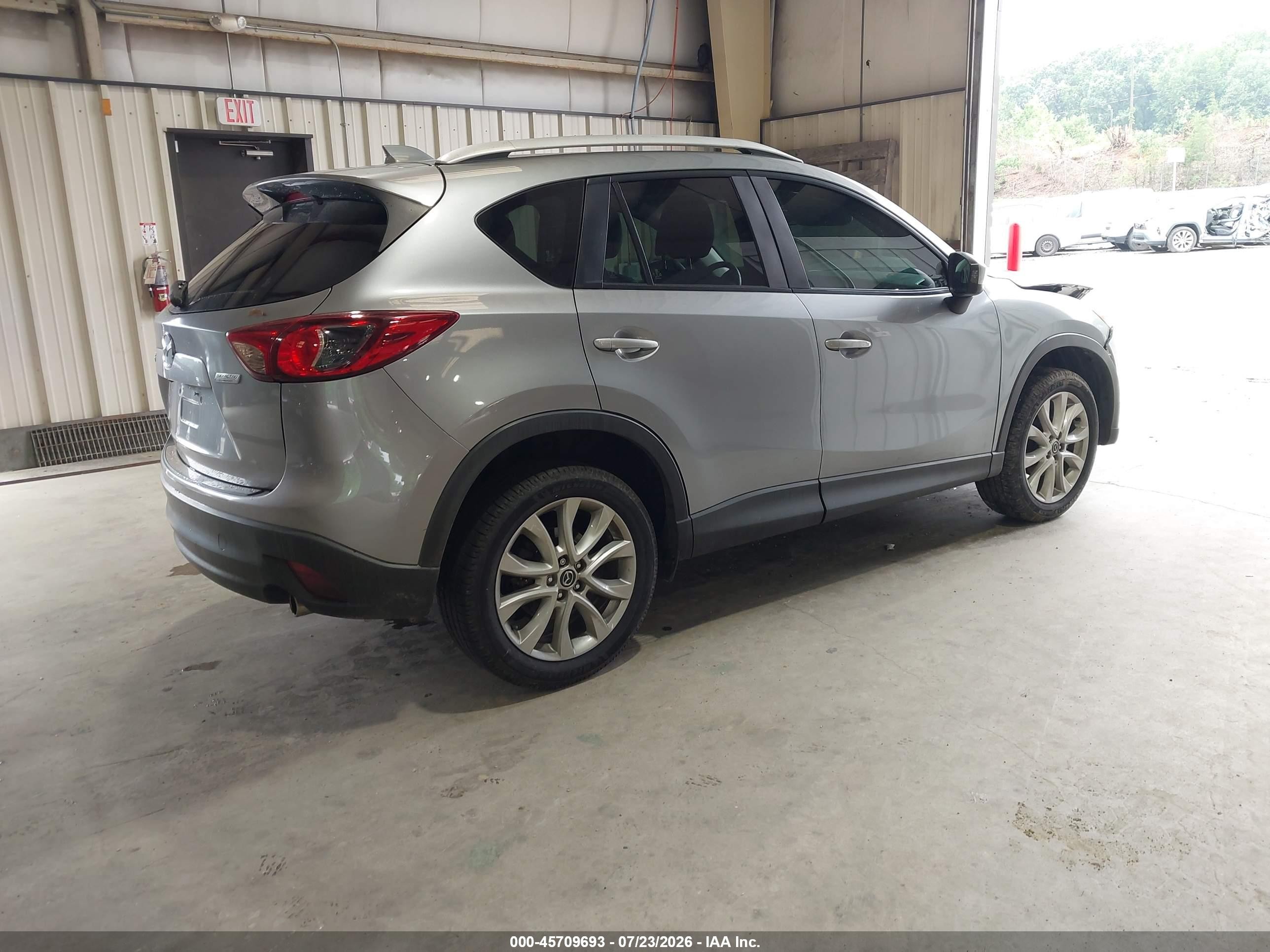 2014 Mazda Cx-5 Grand Touring Gray vin: JM3KE2DY9E0360159