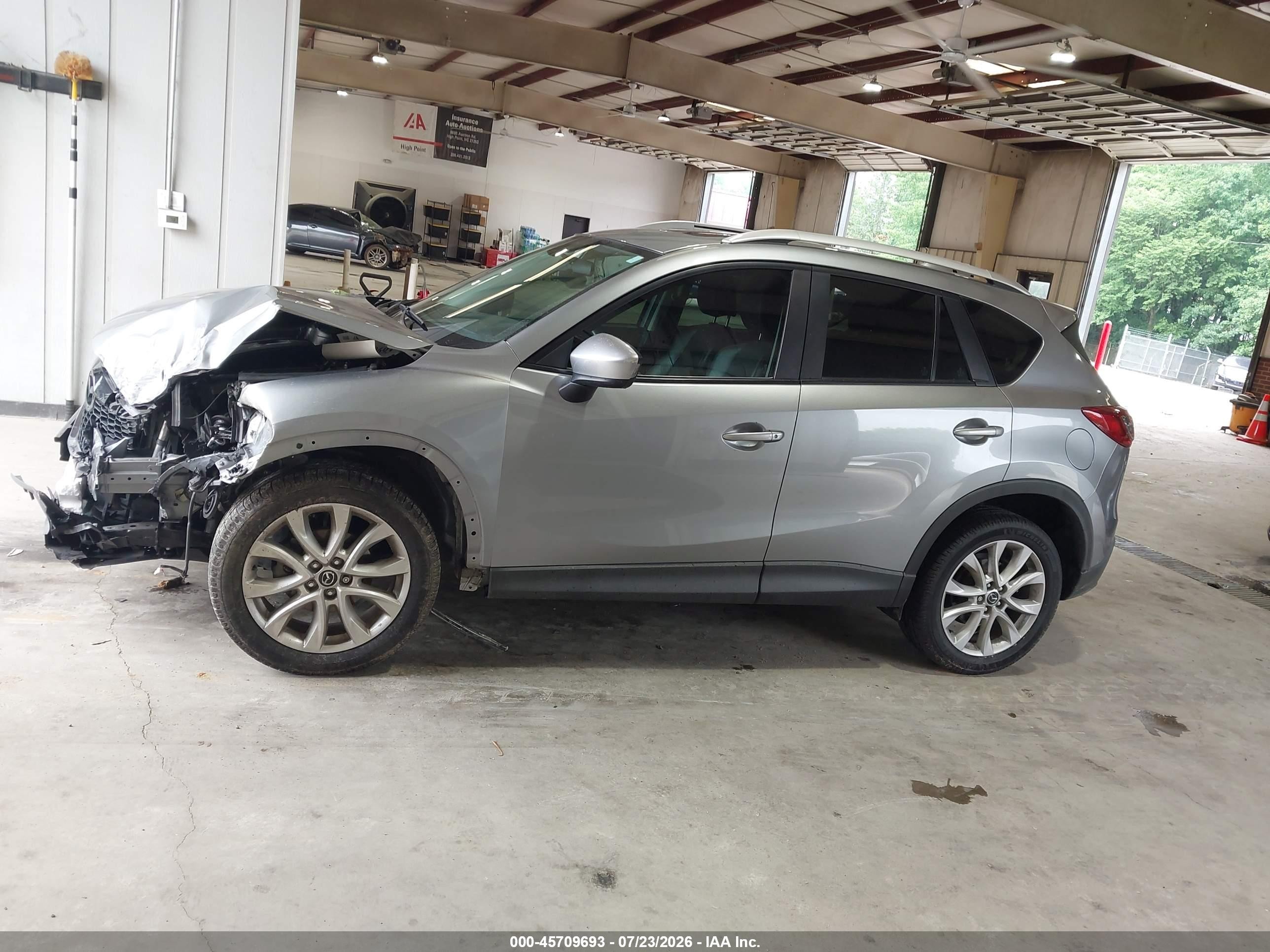 2014 Mazda Cx-5 Grand Touring Gray vin: JM3KE2DY9E0360159