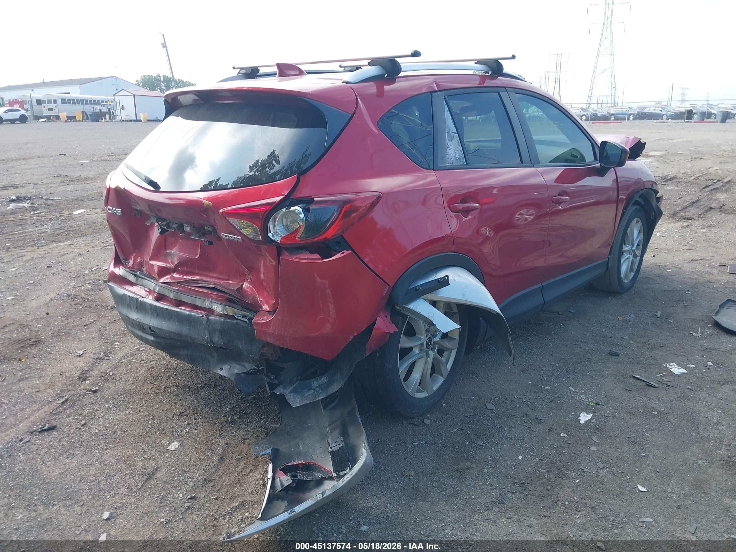 2014 Mazda Cx-5 Grand Touring Red vin: JM3KE2DY9E0378712