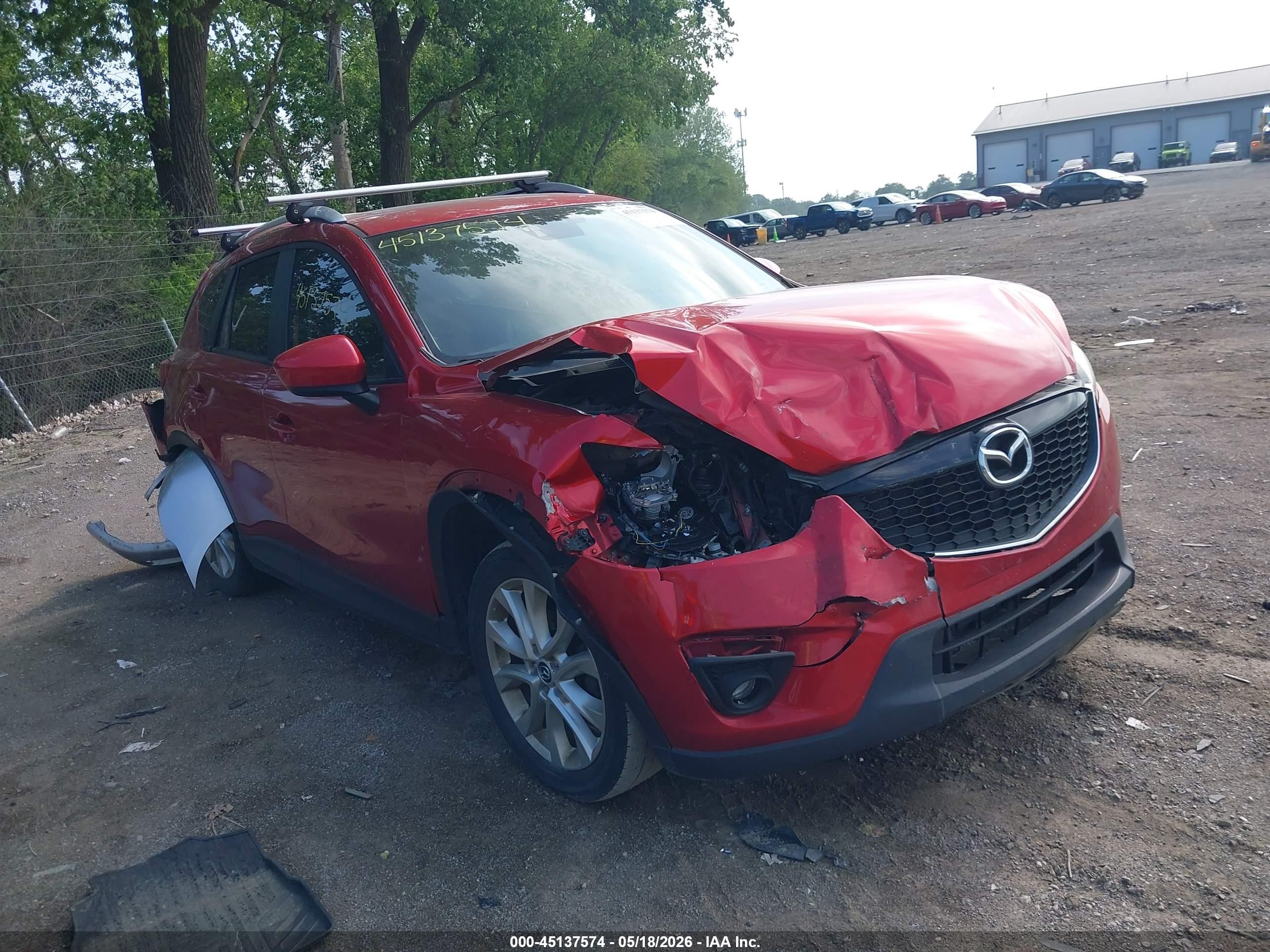 2014 Mazda Cx-5 Grand Touring Red vin: JM3KE2DY9E0378712