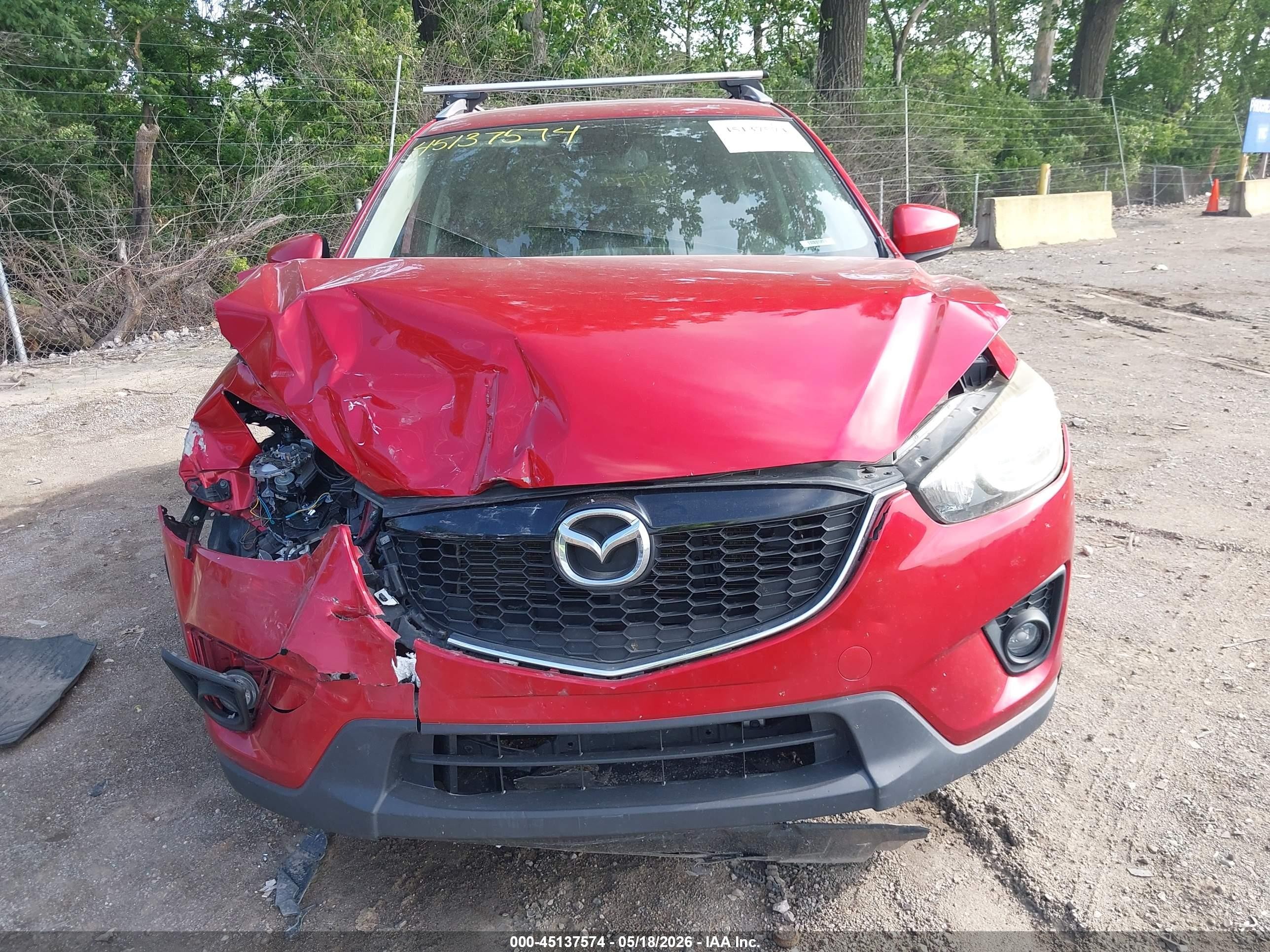 2014 Mazda Cx-5 Grand Touring Red vin: JM3KE2DY9E0378712