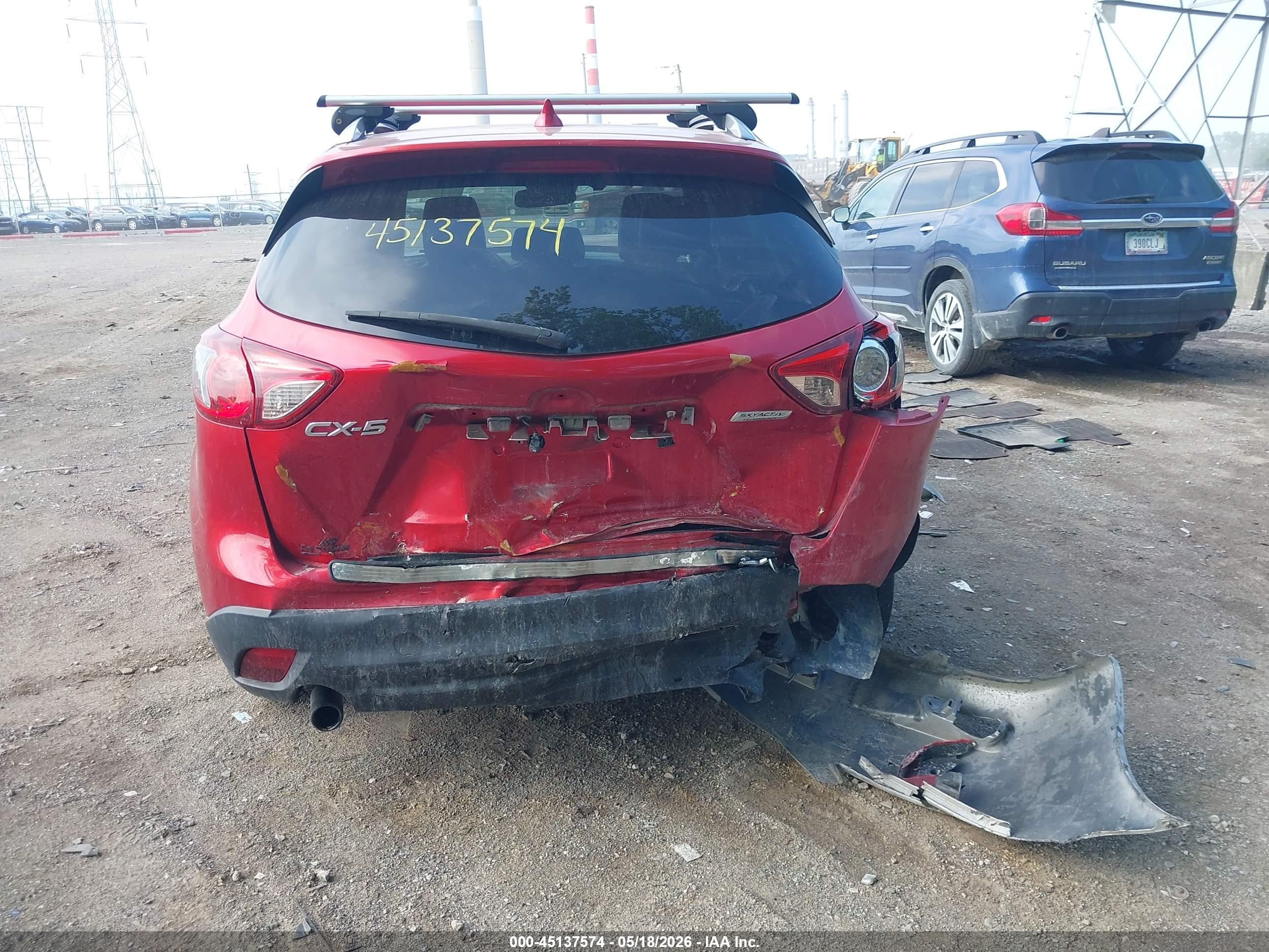 2014 Mazda Cx-5 Grand Touring Red vin: JM3KE2DY9E0378712