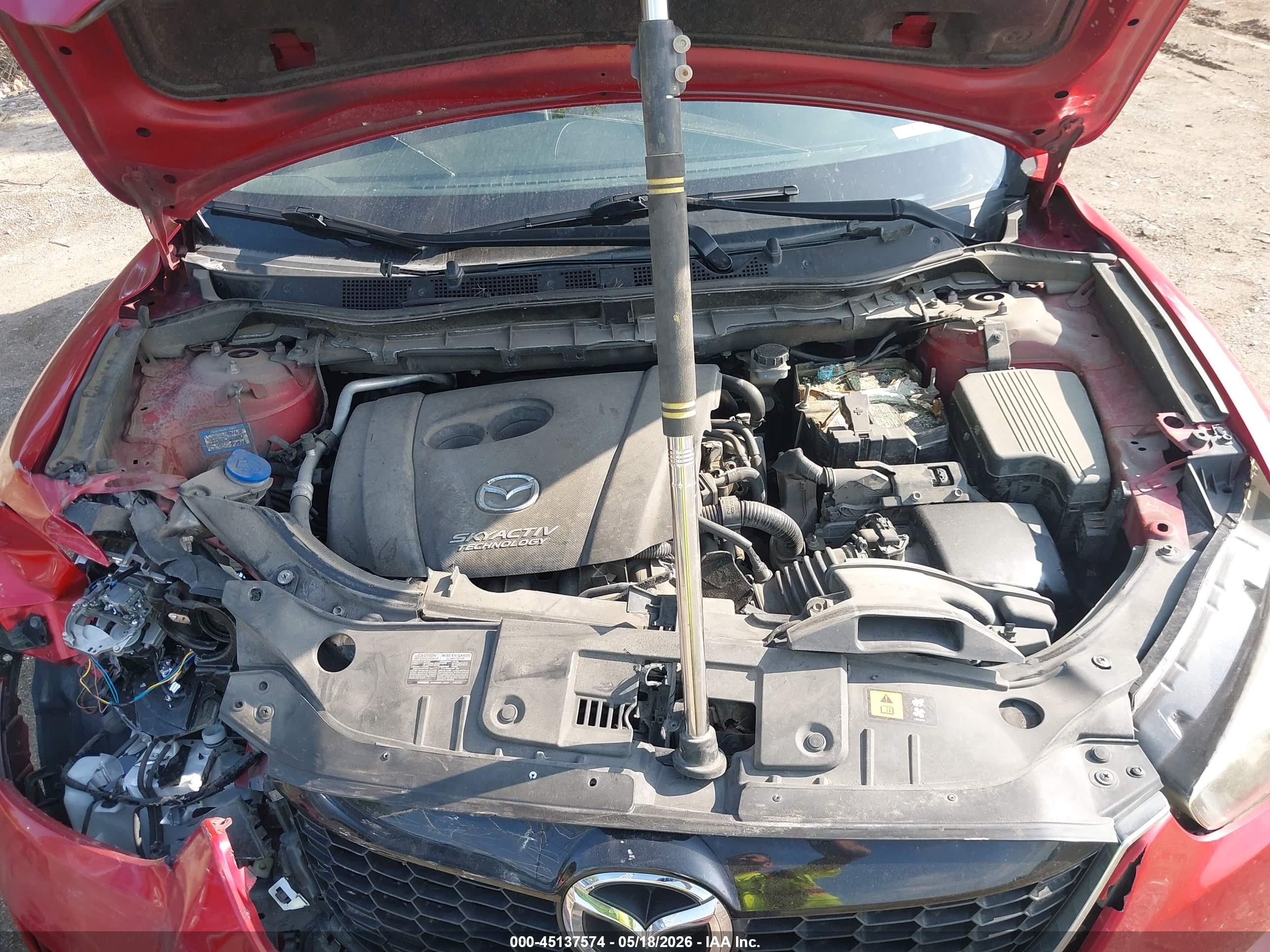 2014 Mazda Cx-5 Grand Touring Red vin: JM3KE2DY9E0378712