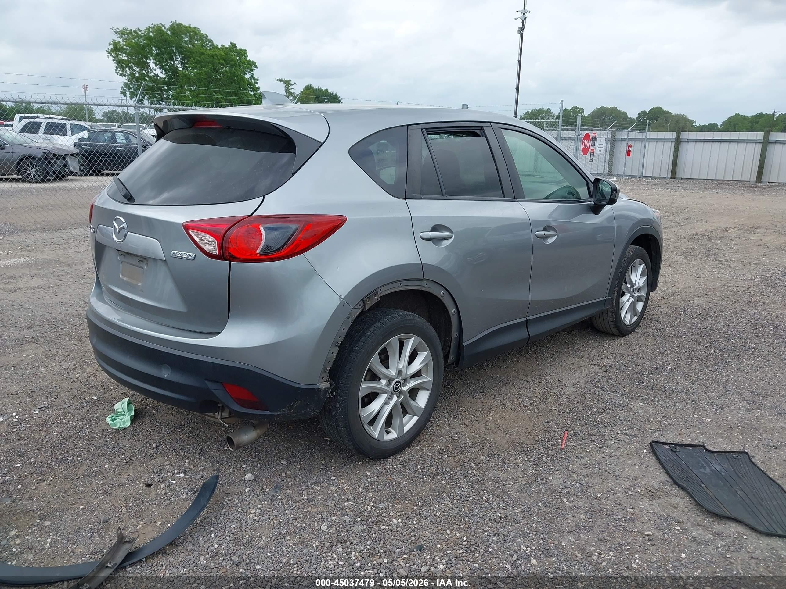 2015 Mazda Cx-5 Grand Touring Silver vin: JM3KE2DY9F0451644