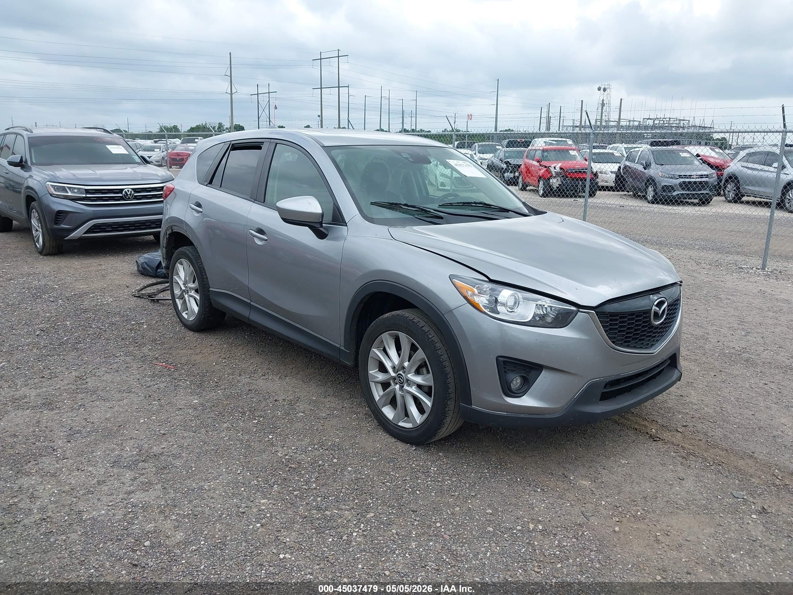 2015 Mazda Cx-5 Grand Touring Silver vin: JM3KE2DY9F0451644