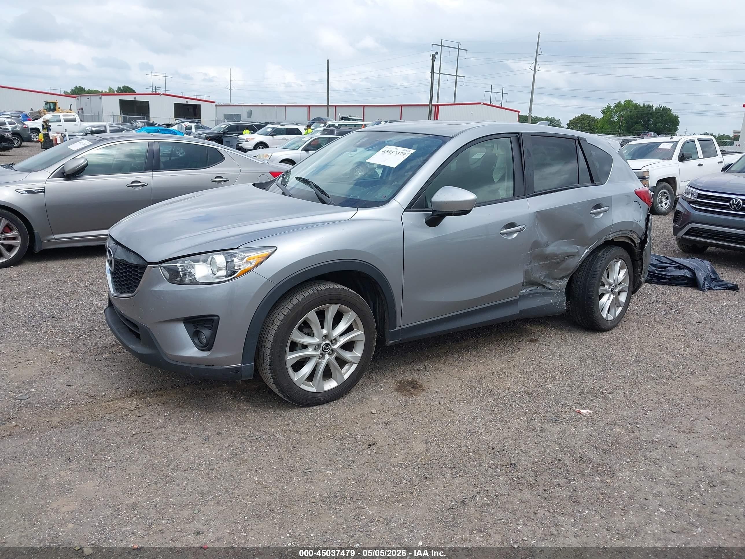 2015 Mazda Cx-5 Grand Touring Silver vin: JM3KE2DY9F0451644