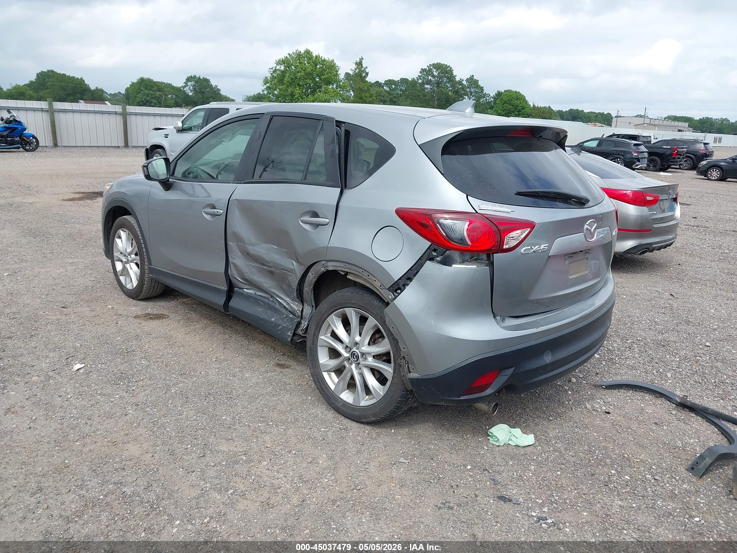 2015 Mazda Cx-5 Grand Touring Silver vin: JM3KE2DY9F0451644
