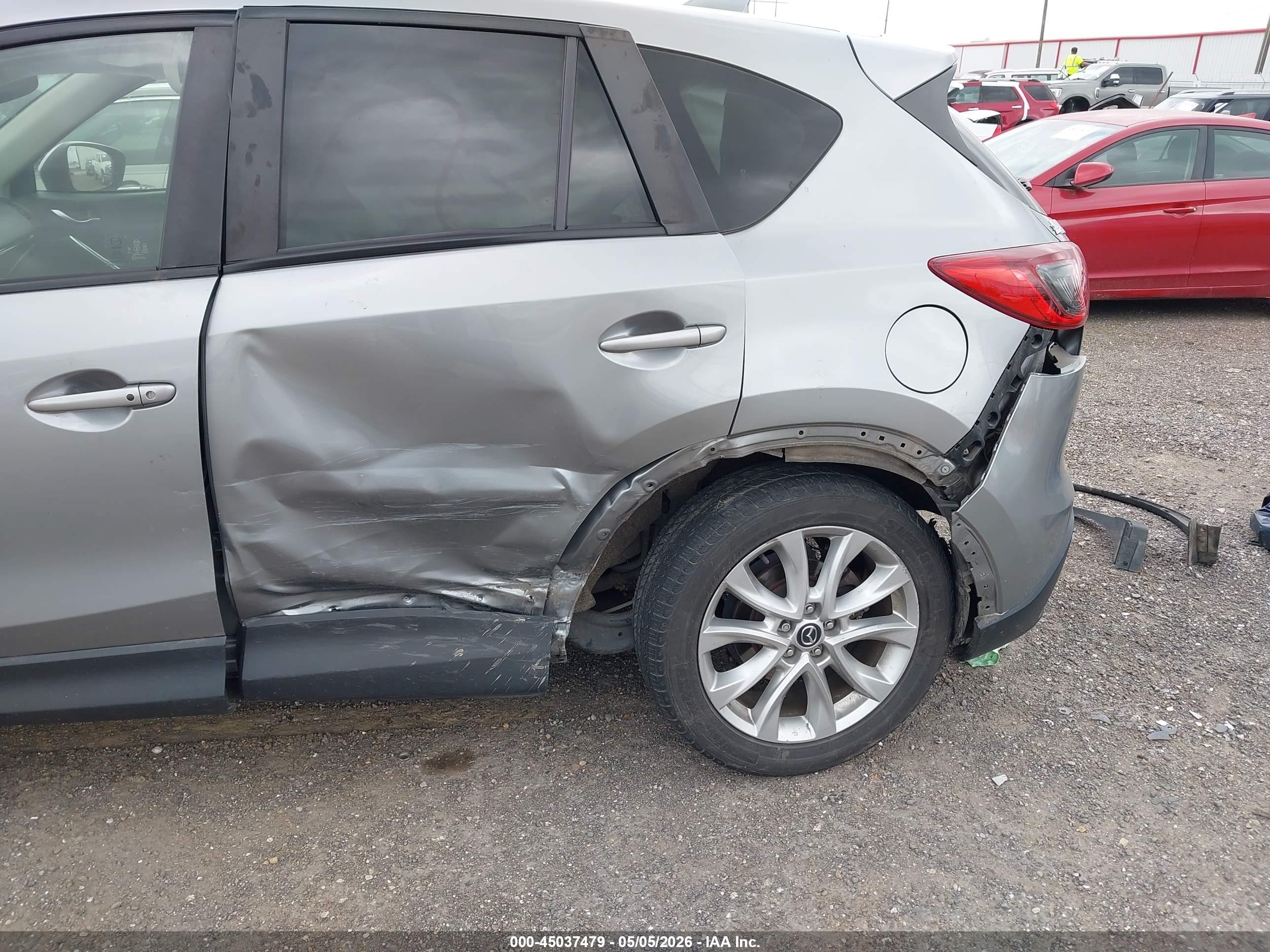2015 Mazda Cx-5 Grand Touring Silver vin: JM3KE2DY9F0451644