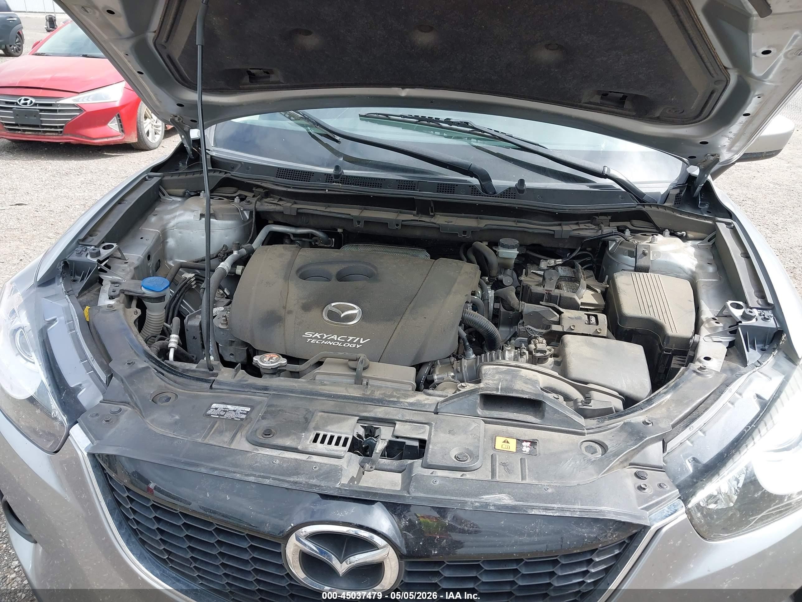 2015 Mazda Cx-5 Grand Touring Silver vin: JM3KE2DY9F0451644
