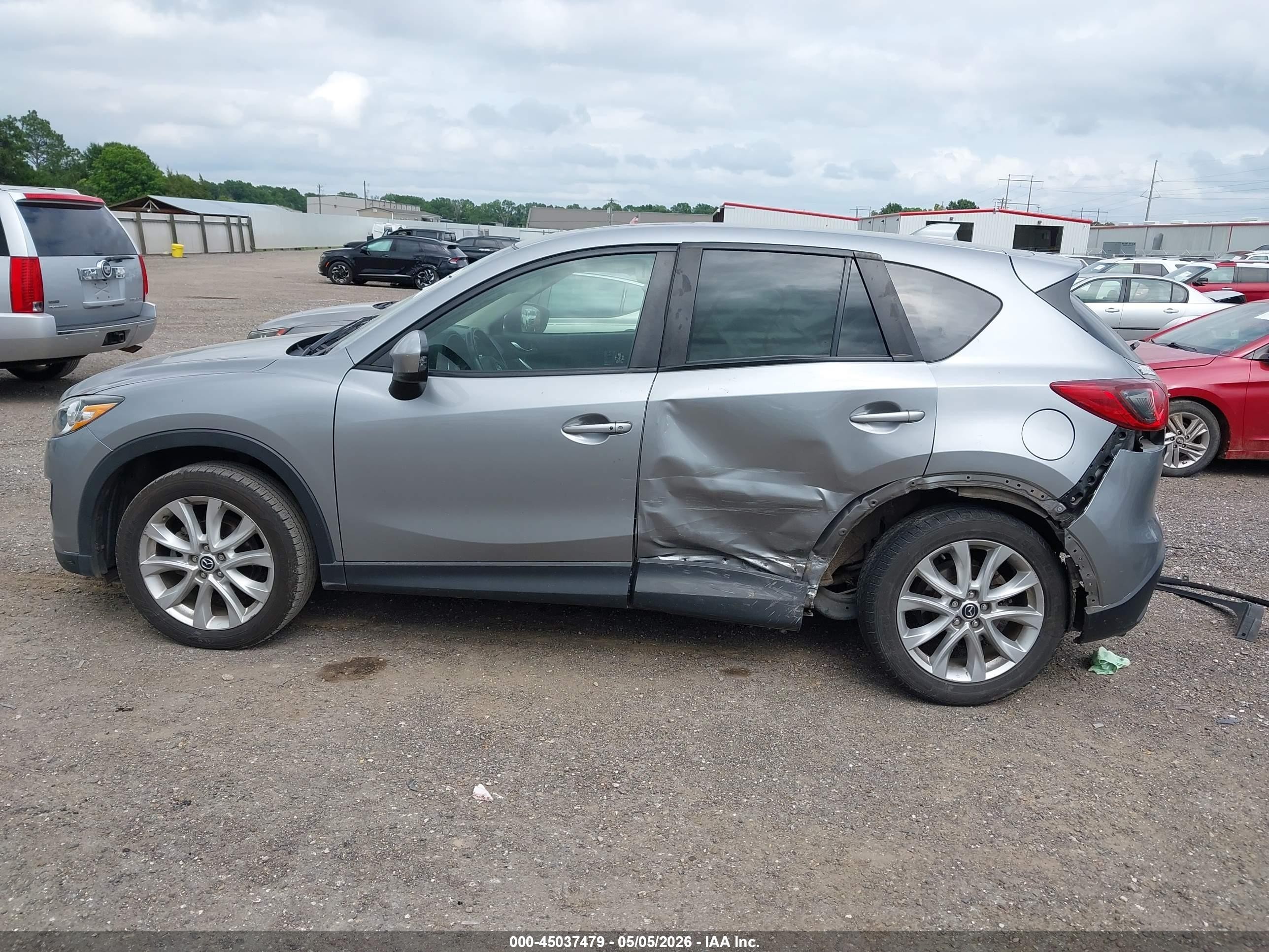 2015 Mazda Cx-5 Grand Touring Silver vin: JM3KE2DY9F0451644