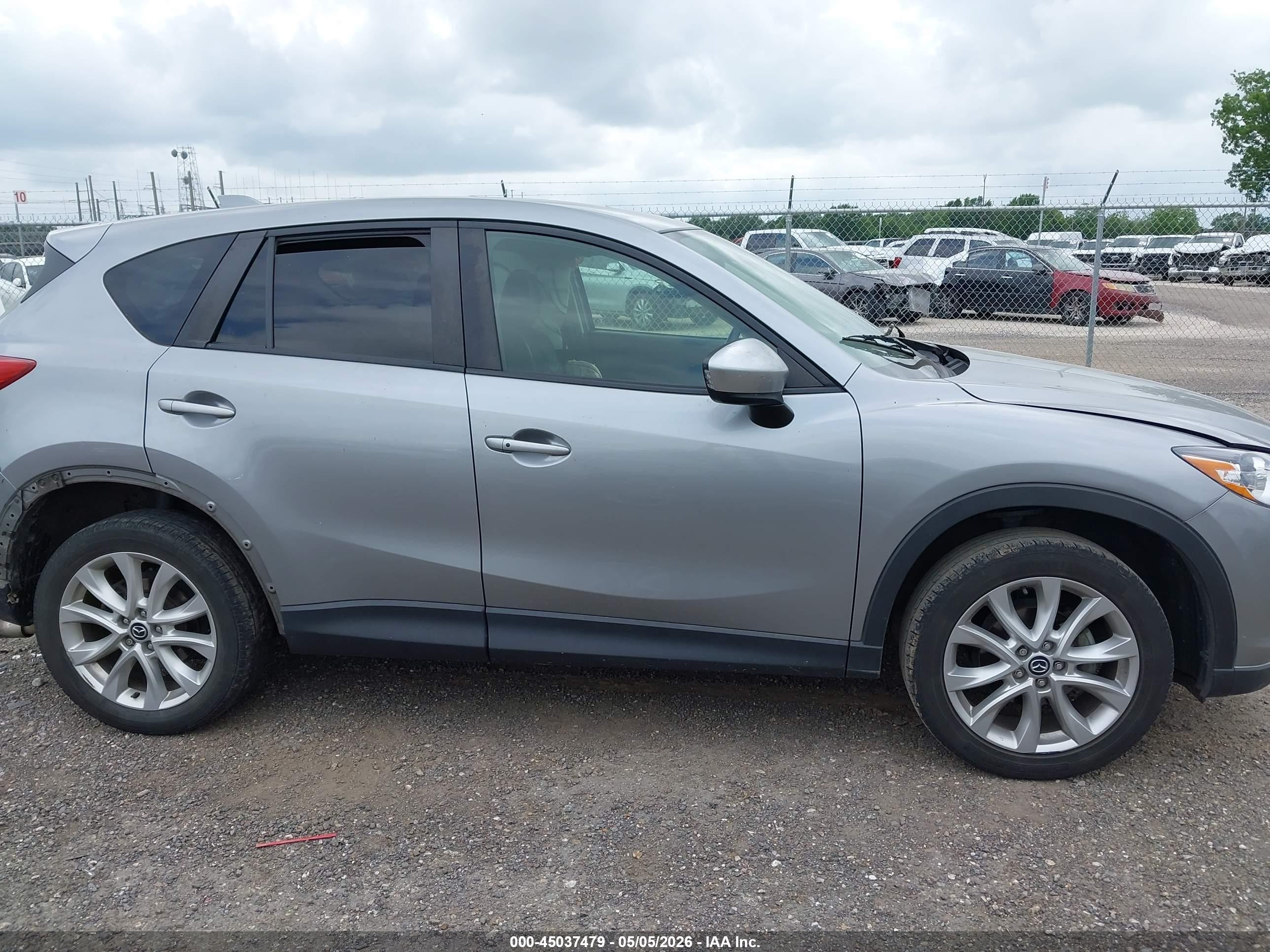 2015 Mazda Cx-5 Grand Touring Silver vin: JM3KE2DY9F0451644