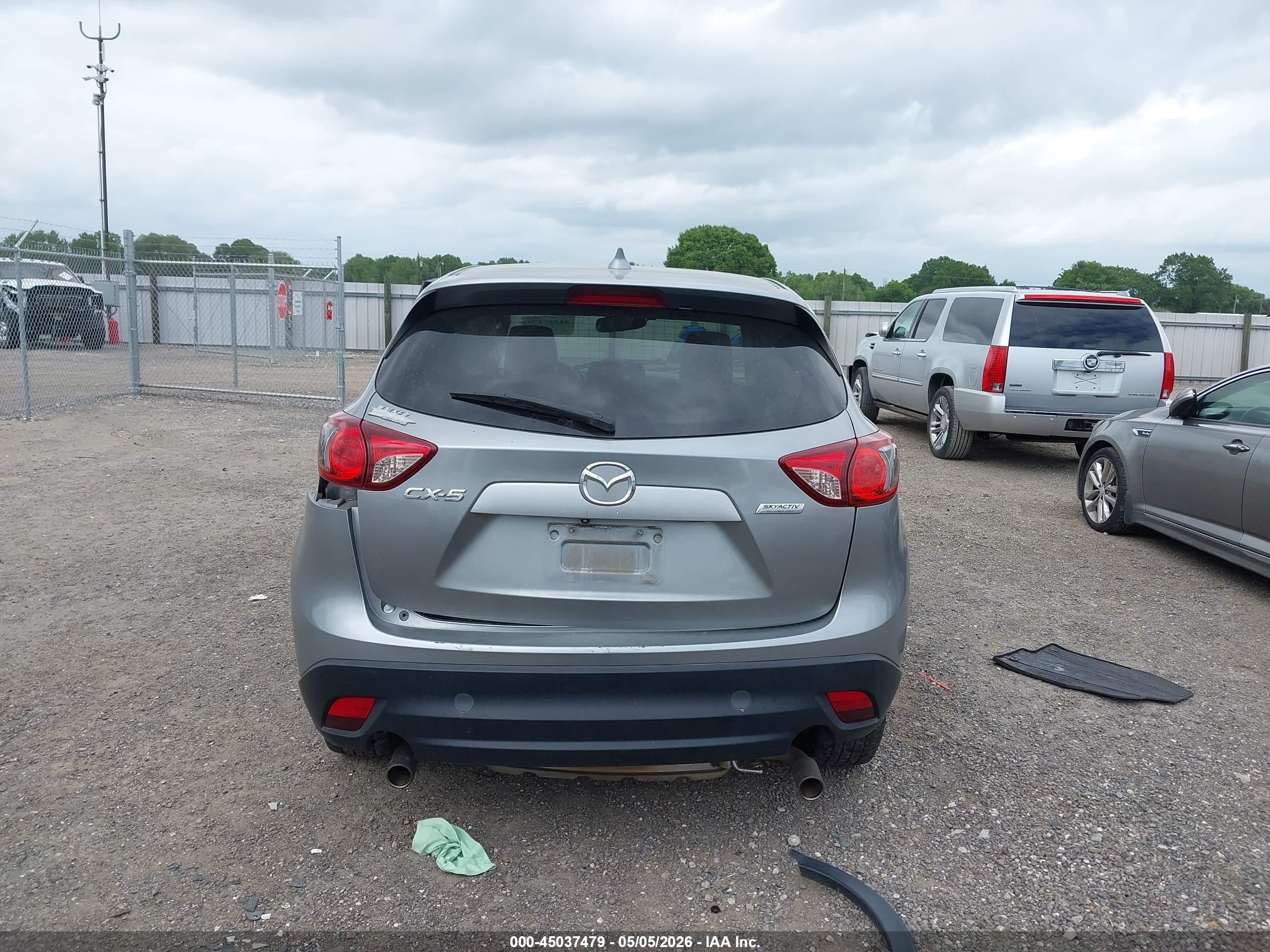 2015 Mazda Cx-5 Grand Touring Silver vin: JM3KE2DY9F0451644