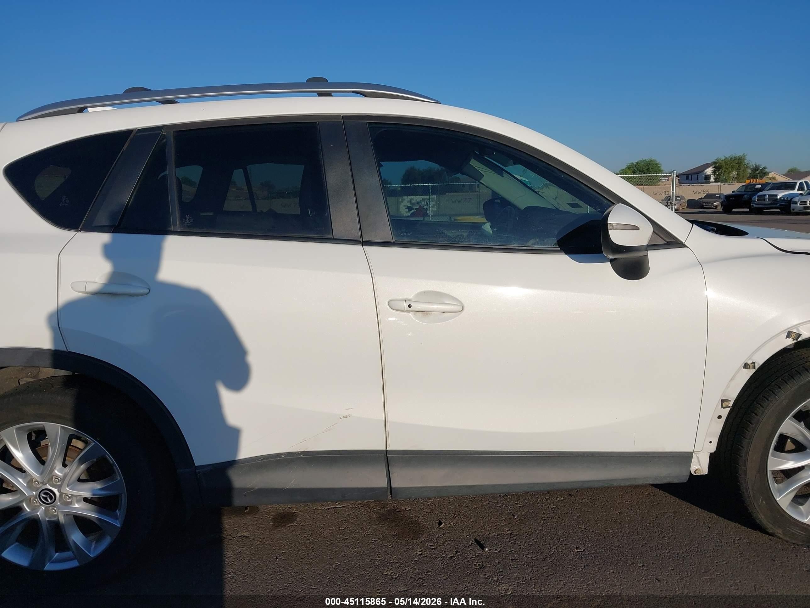 2015 Mazda Cx-5 Grand Touring White vin: JM3KE2DY9F0479069
