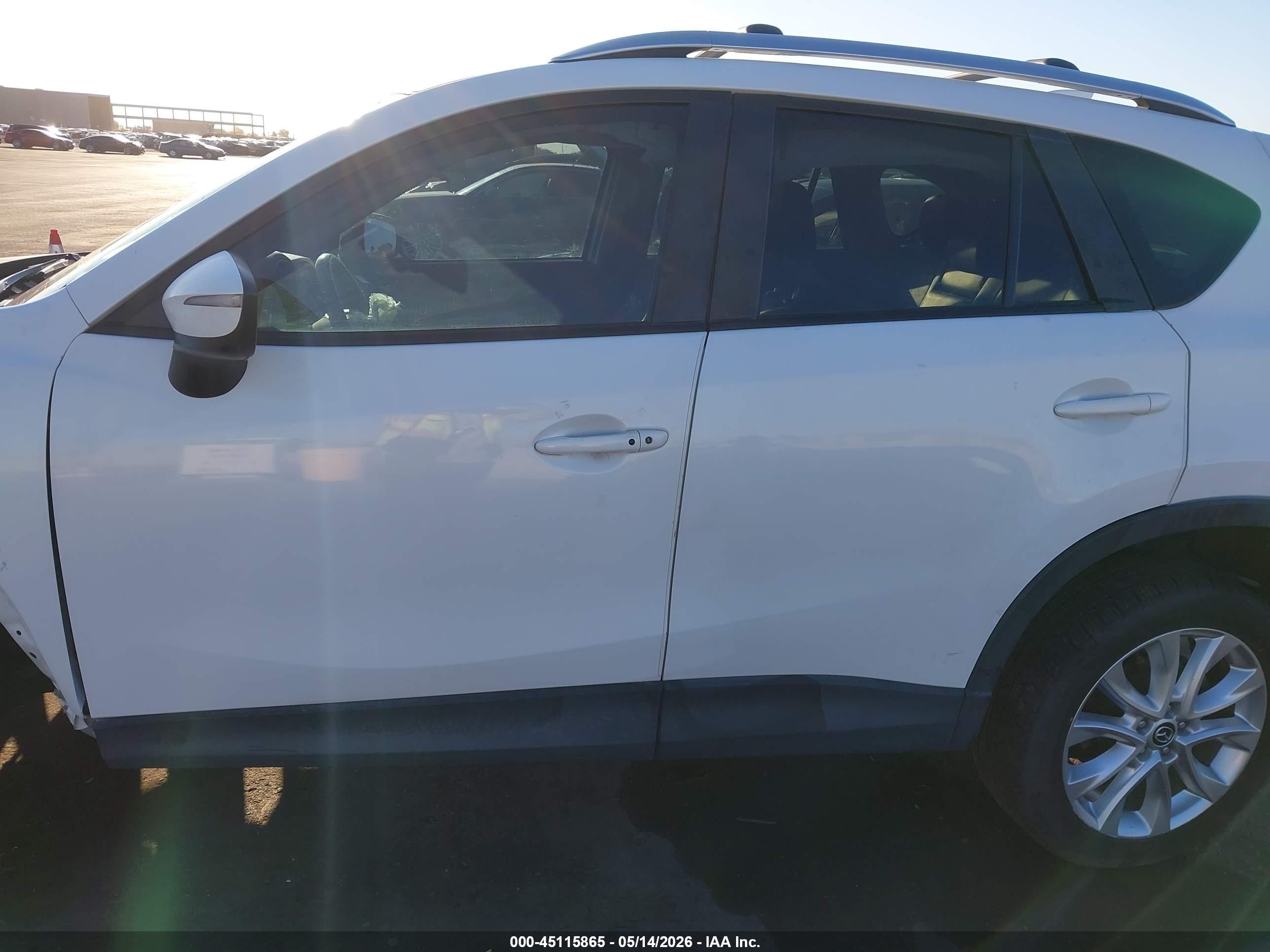 2015 Mazda Cx-5 Grand Touring White vin: JM3KE2DY9F0479069