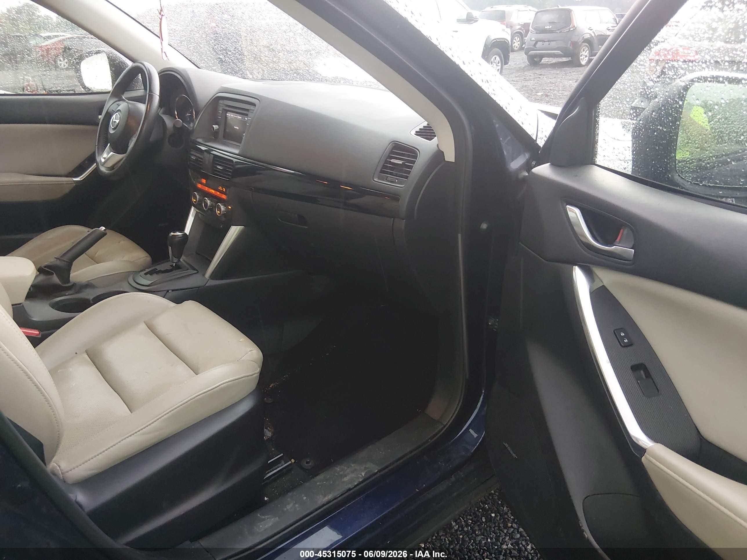 2014 Mazda Cx-5 Grand Touring Blue vin: JM3KE2DYXE0353527