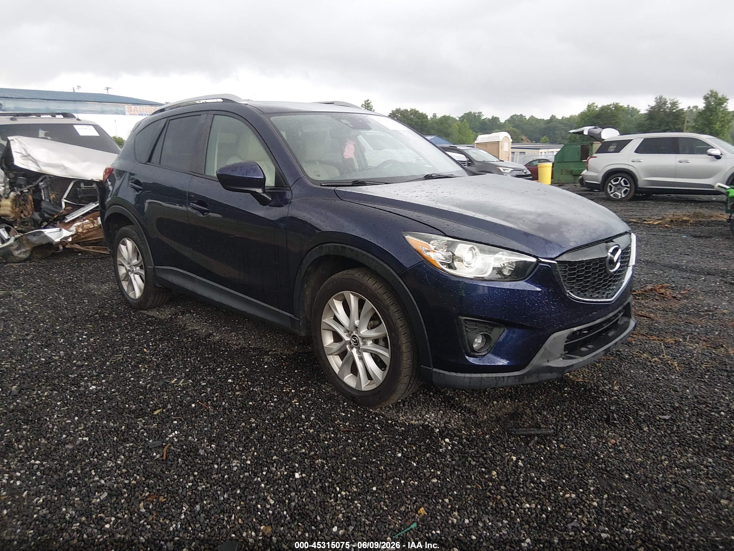 2014 Mazda Cx-5 Grand Touring Blue vin: JM3KE2DYXE0353527