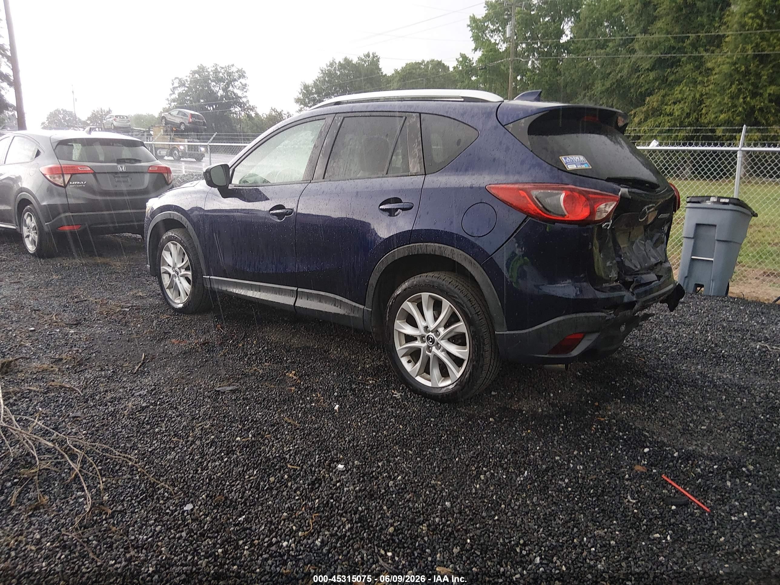2014 Mazda Cx-5 Grand Touring Blue vin: JM3KE2DYXE0353527