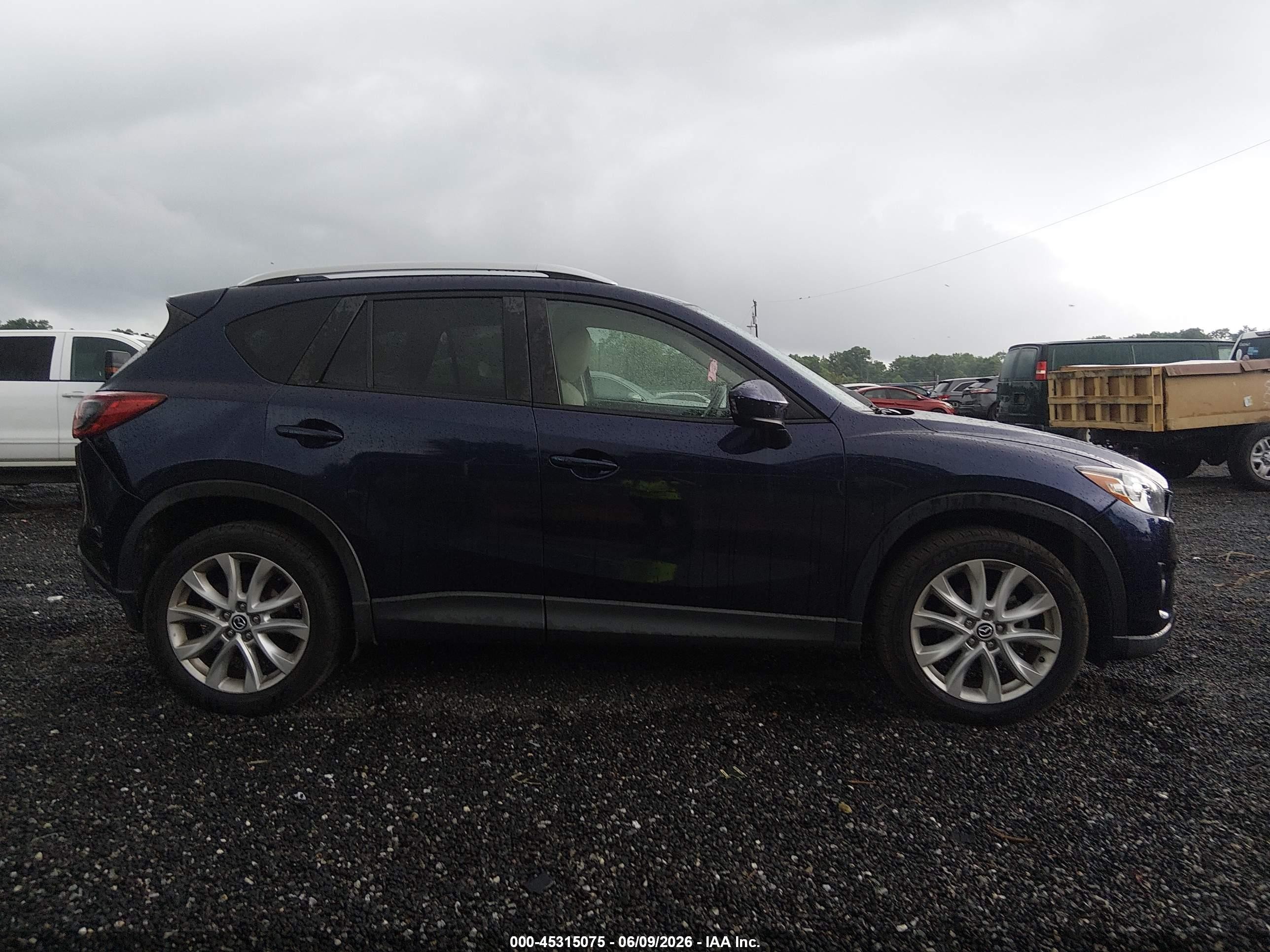 2014 Mazda Cx-5 Grand Touring Blue vin: JM3KE2DYXE0353527