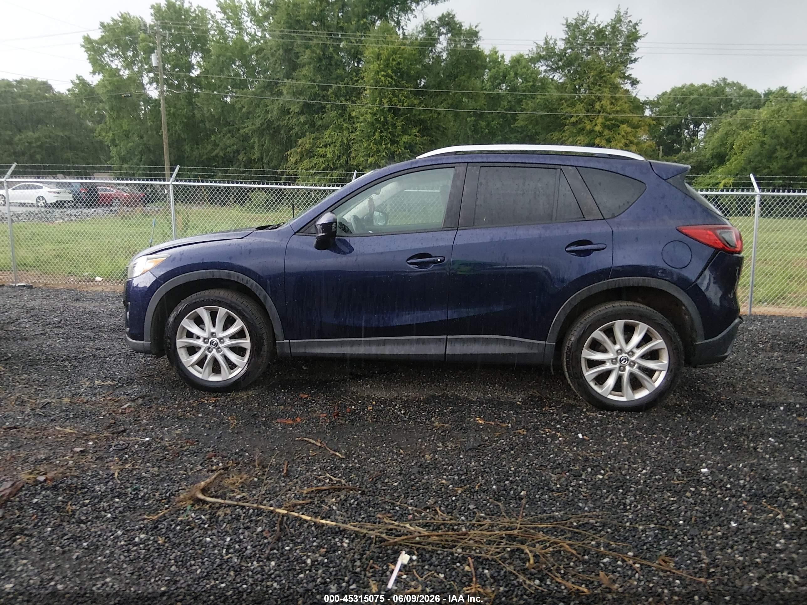 2014 Mazda Cx-5 Grand Touring Blue vin: JM3KE2DYXE0353527