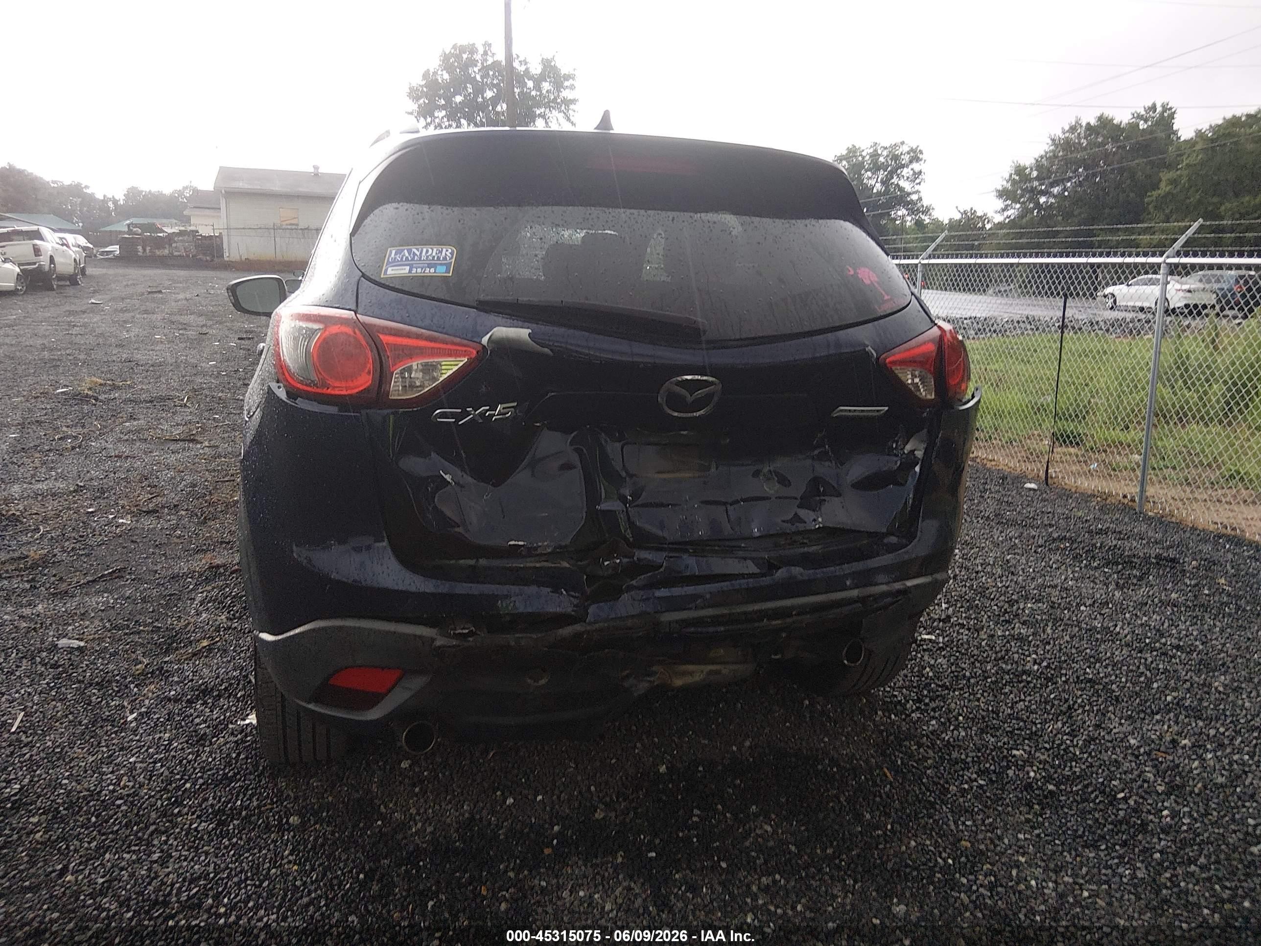 2014 Mazda Cx-5 Grand Touring Blue vin: JM3KE2DYXE0353527