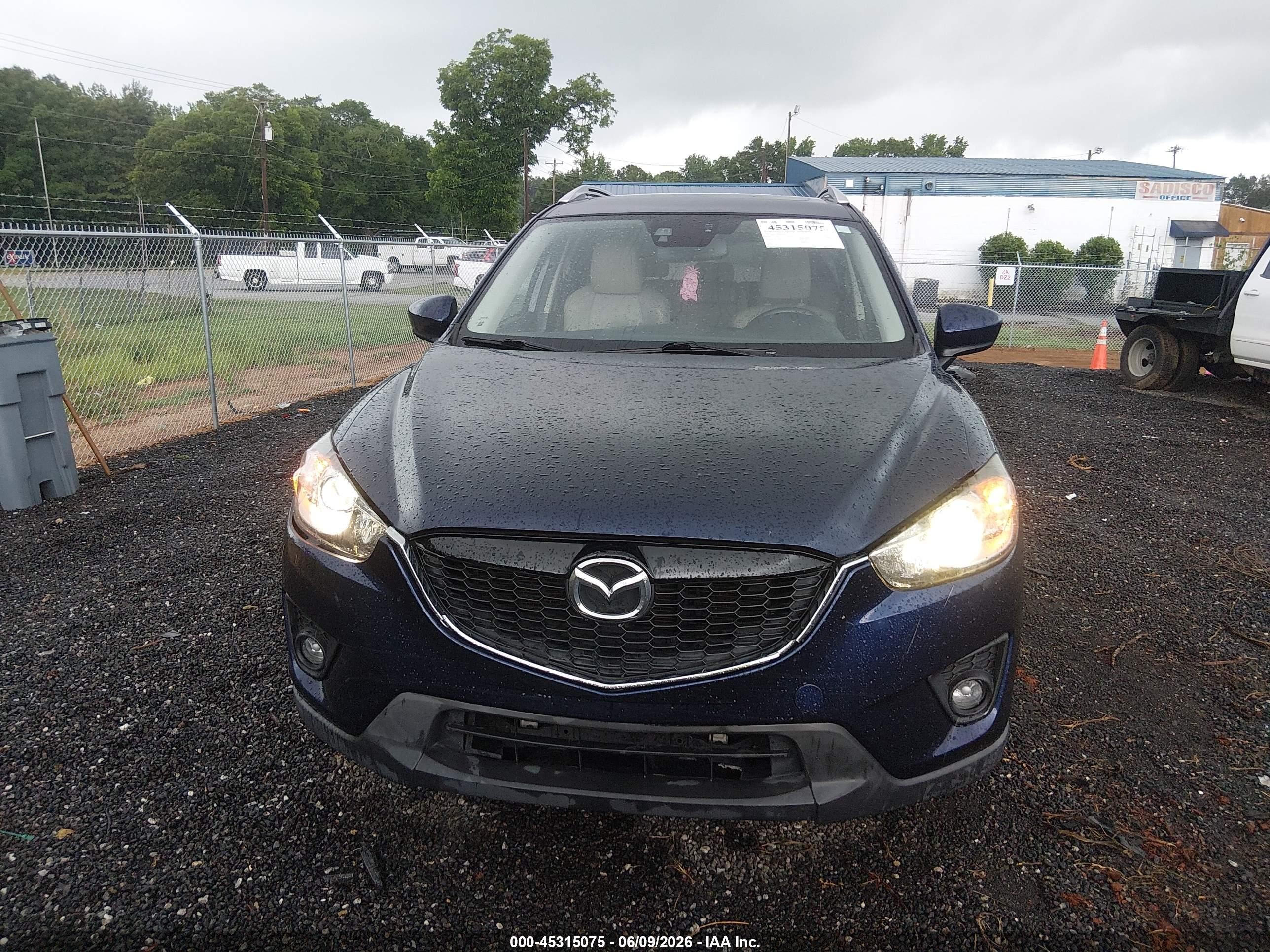 2014 Mazda Cx-5 Grand Touring Blue vin: JM3KE2DYXE0353527