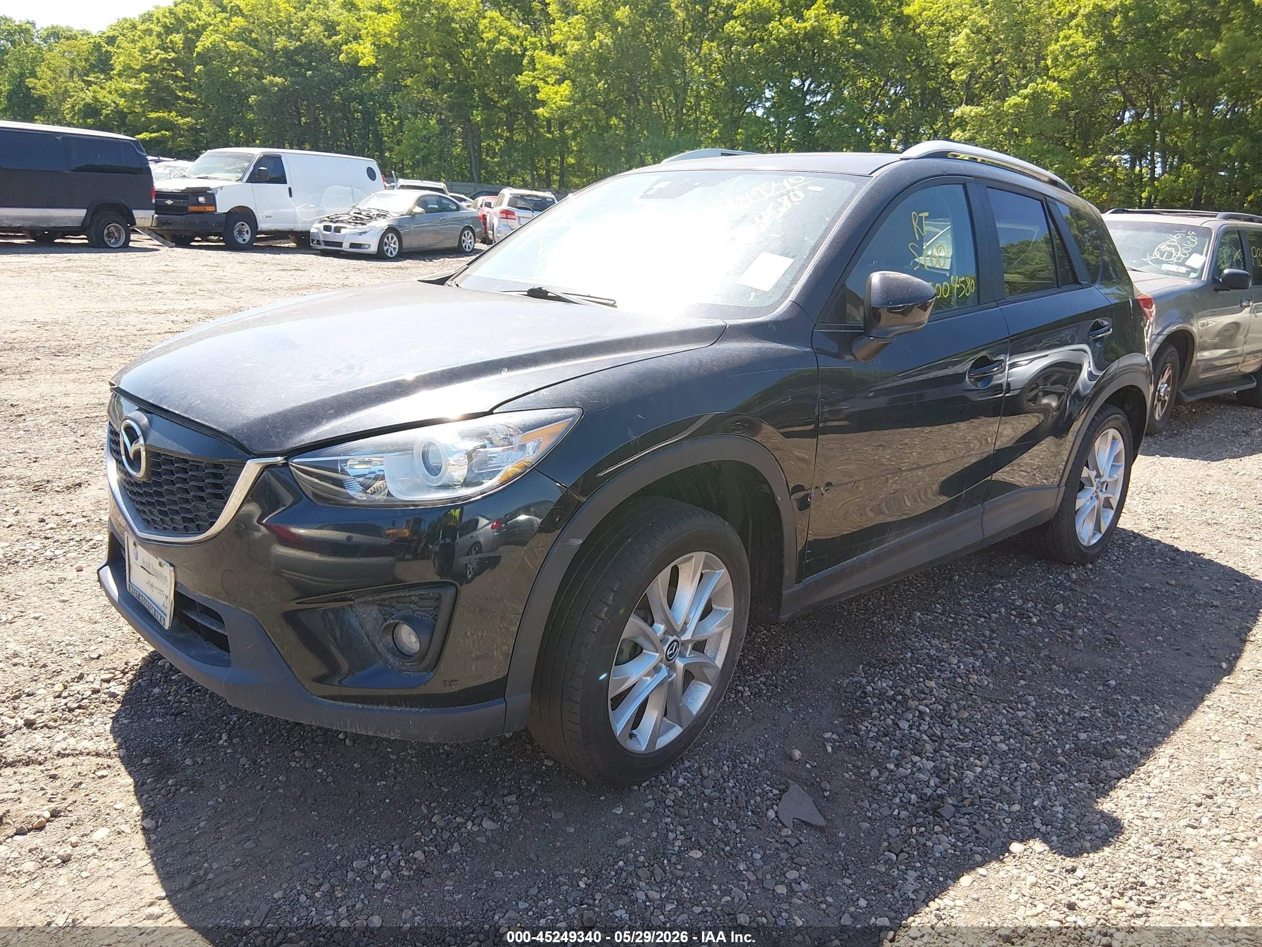 2015 Mazda Cx-5 Grand Touring Черный vin: JM3KE2DYXF0451412