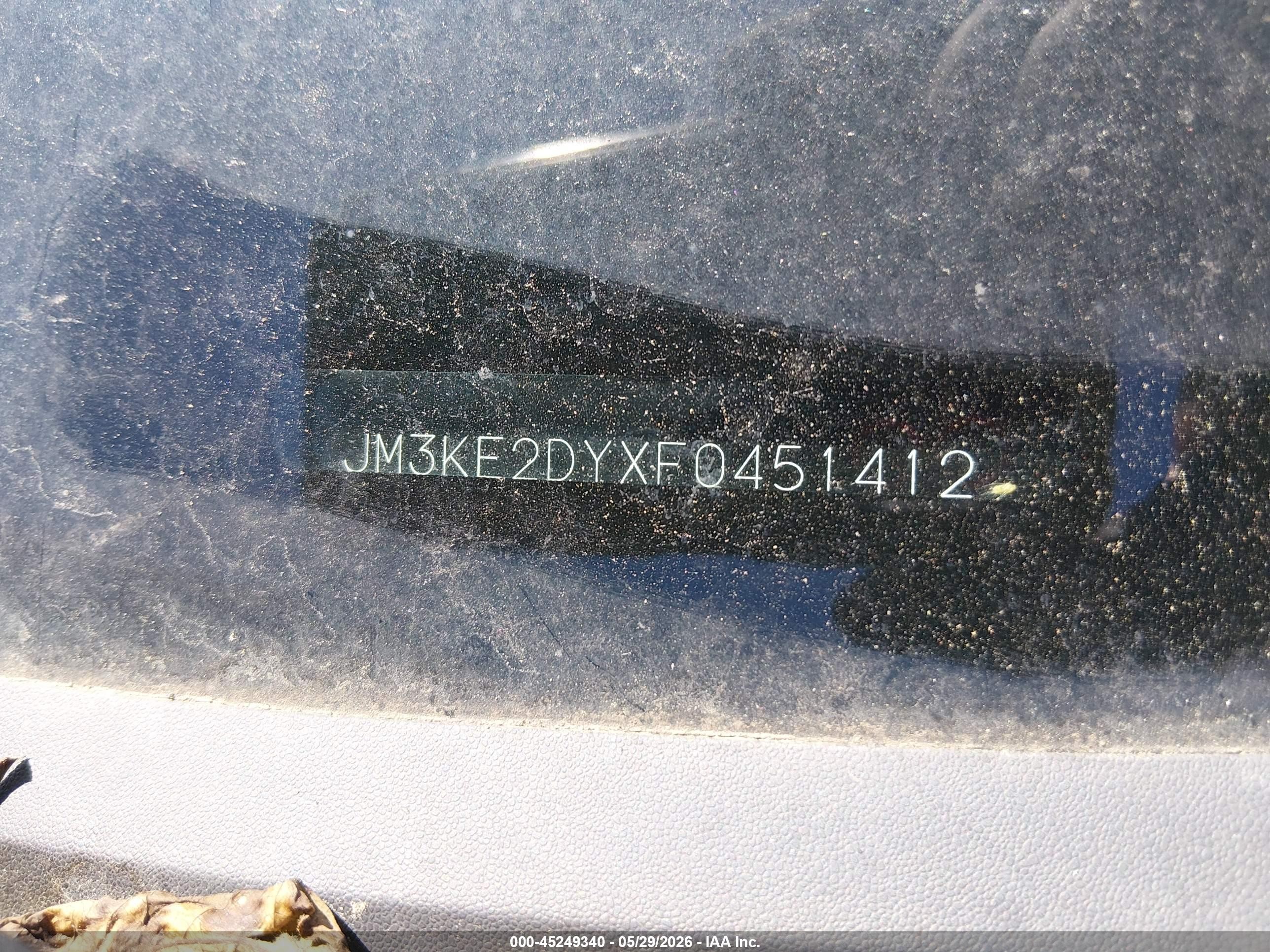 2015 Mazda Cx-5 Grand Touring Черный vin: JM3KE2DYXF0451412