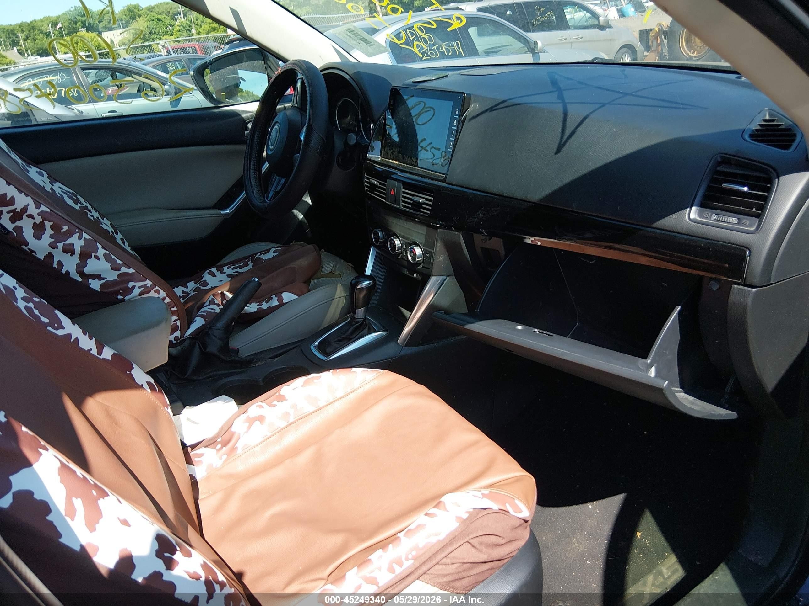 2015 Mazda Cx-5 Grand Touring Черный vin: JM3KE2DYXF0451412