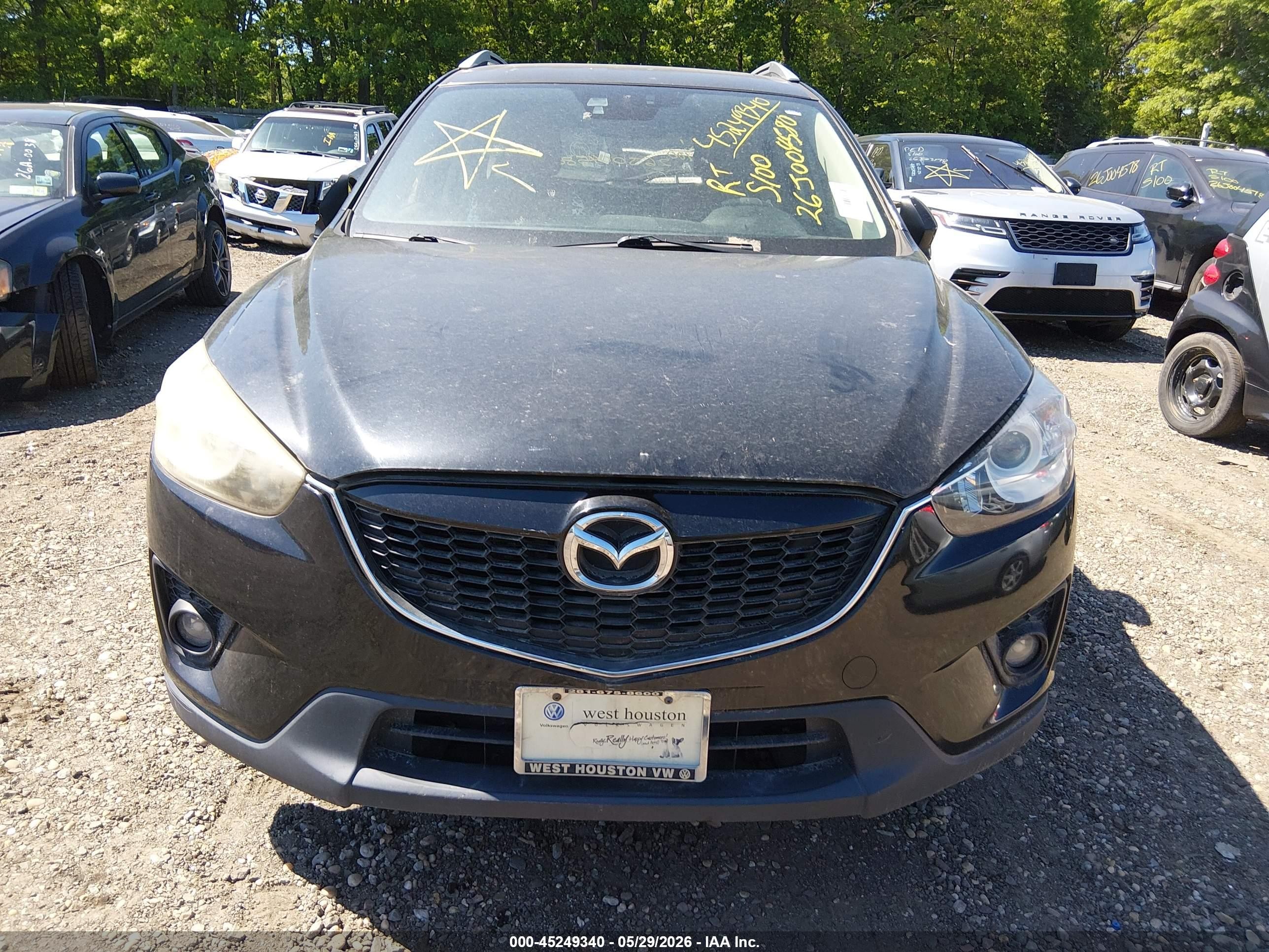 2015 Mazda Cx-5 Grand Touring Черный vin: JM3KE2DYXF0451412