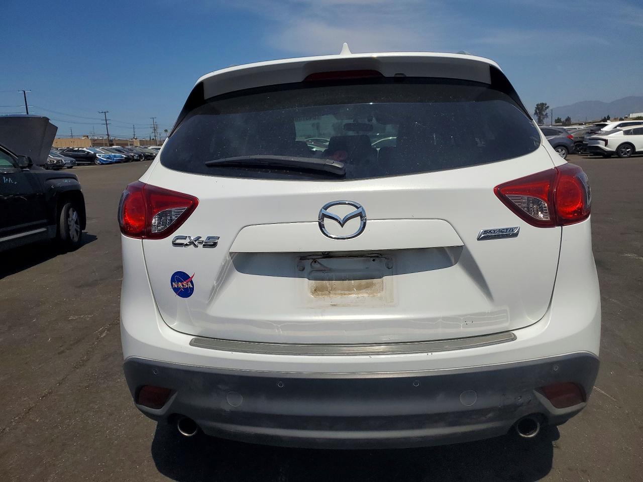 2015 Mazda Cx-5 Gt White vin: JM3KE2DYXF0527744