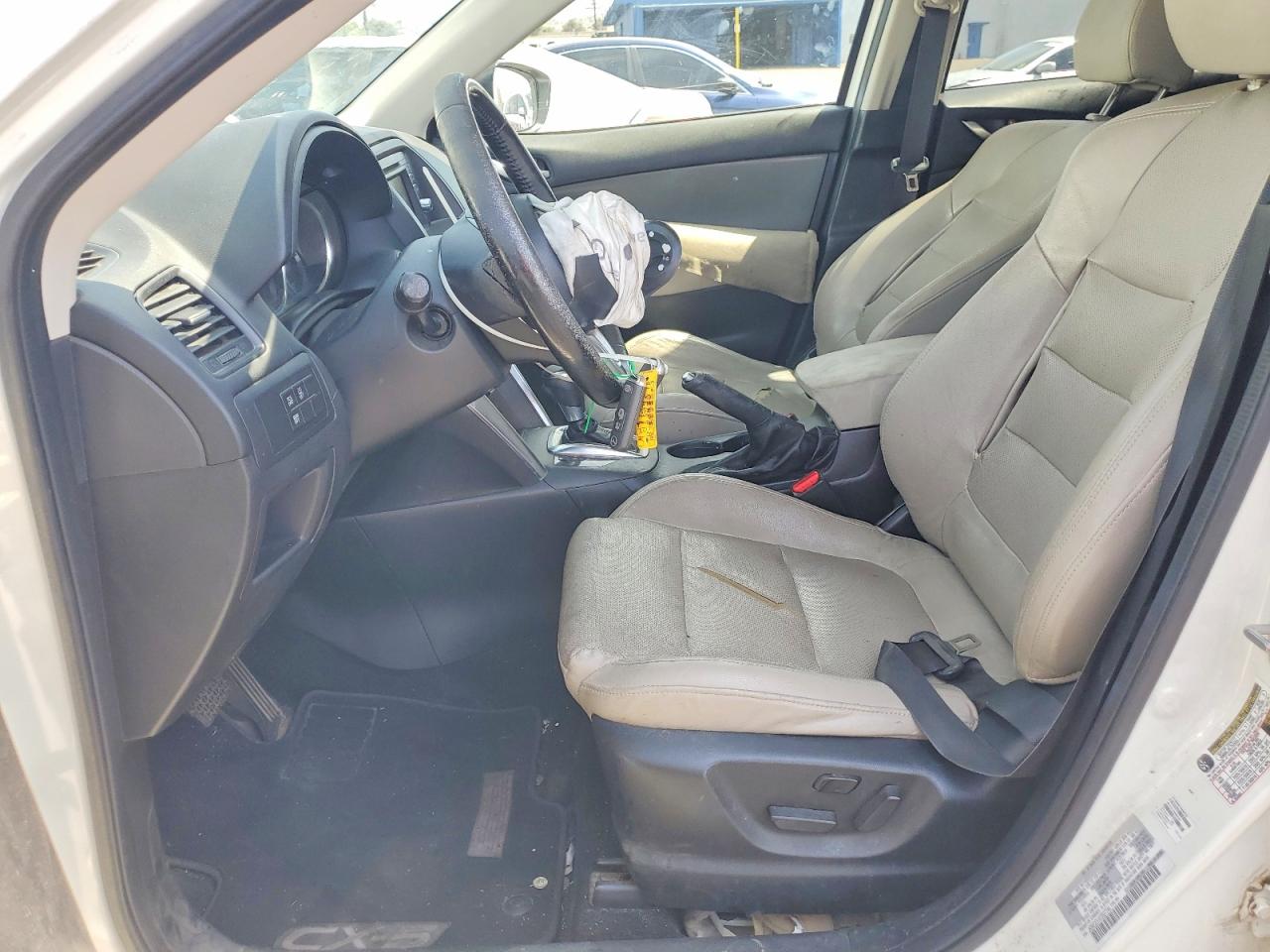 2015 Mazda Cx-5 Gt White vin: JM3KE2DYXF0527744