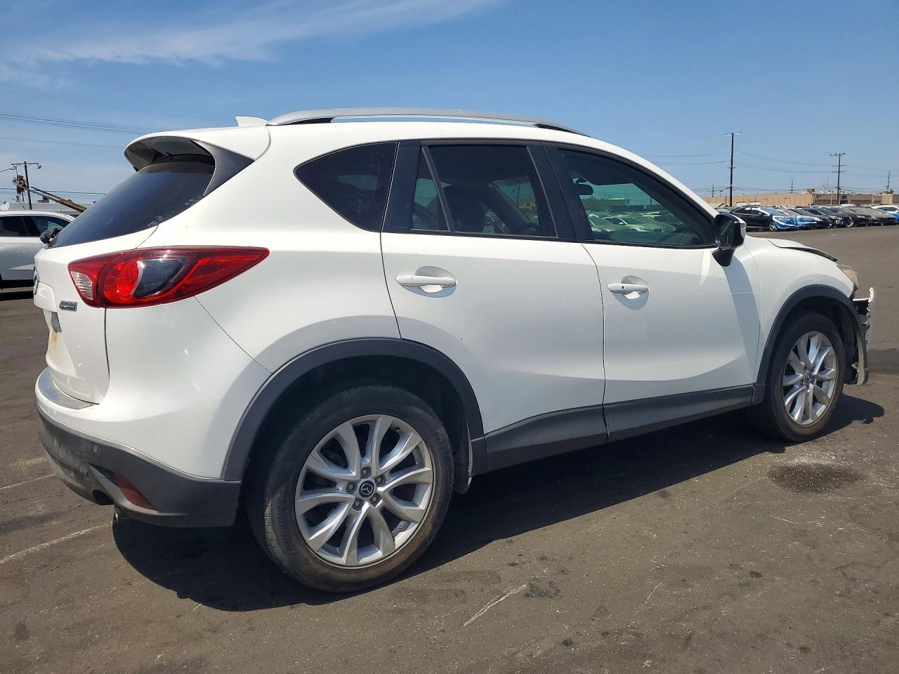 2015 Mazda Cx-5 Gt White vin: JM3KE2DYXF0527744