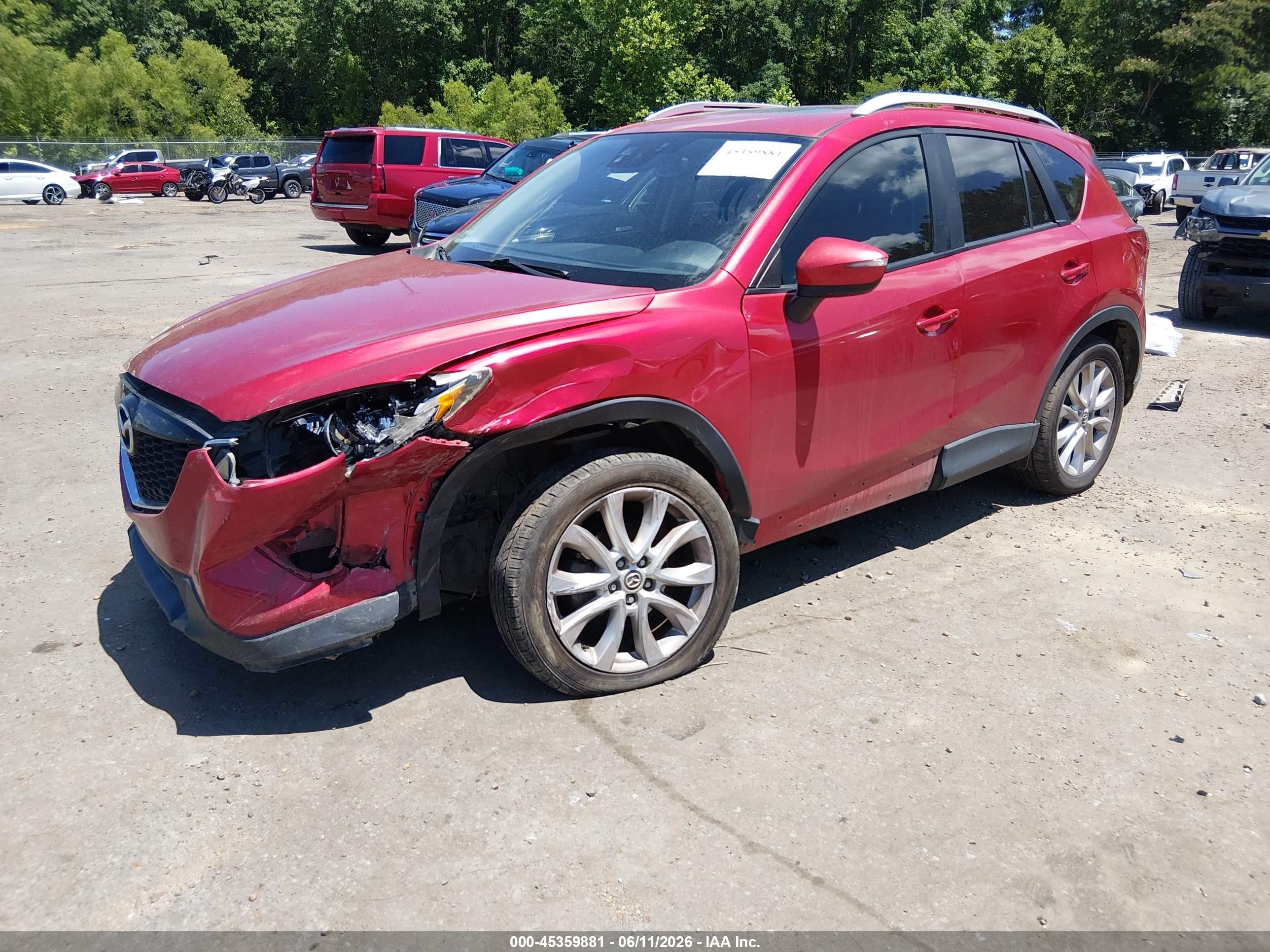 2015 Mazda Cx-5 Grand Touring Red vin: JM3KE2DYXF0540252