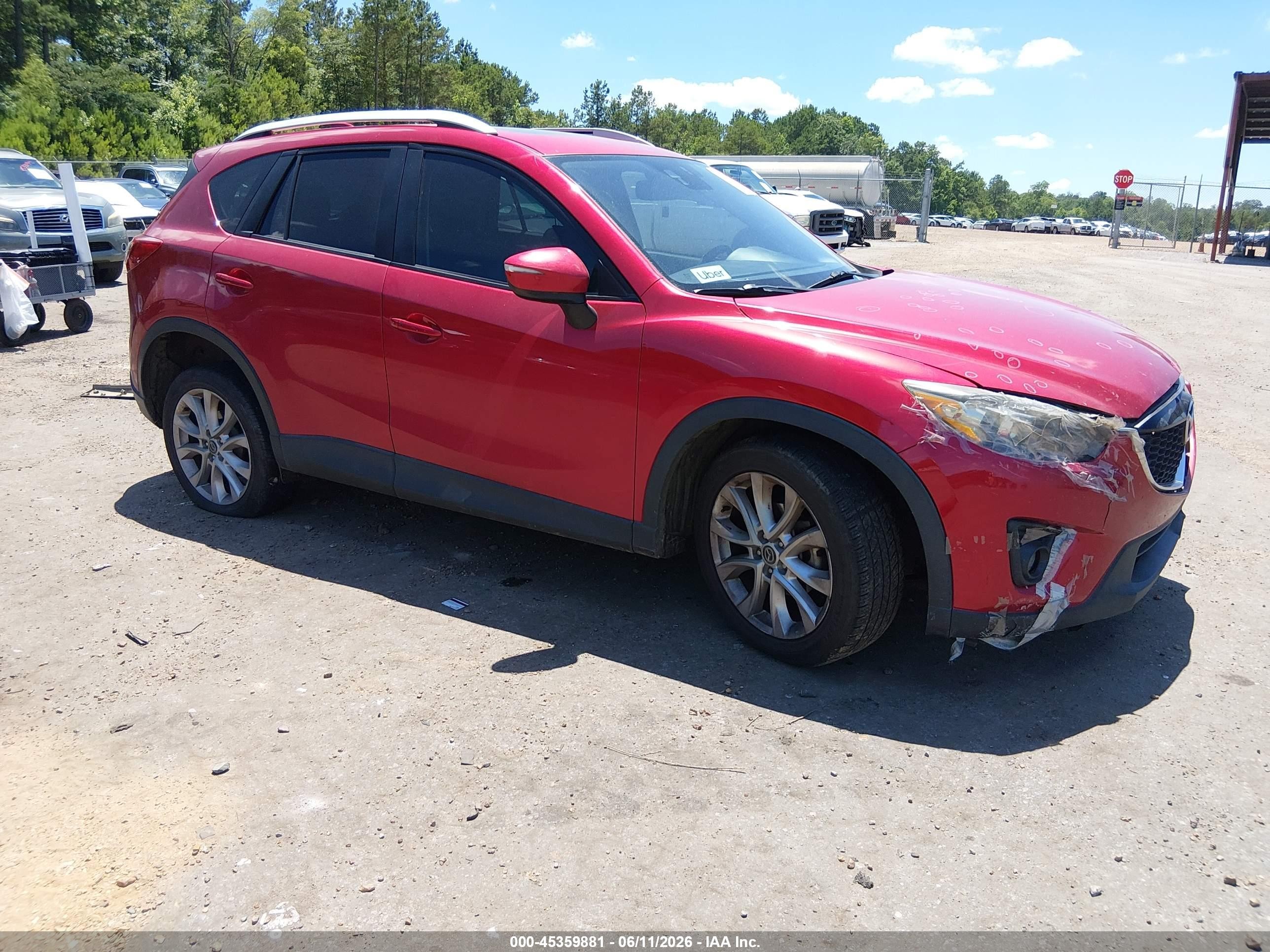 2015 Mazda Cx-5 Grand Touring Red vin: JM3KE2DYXF0540252