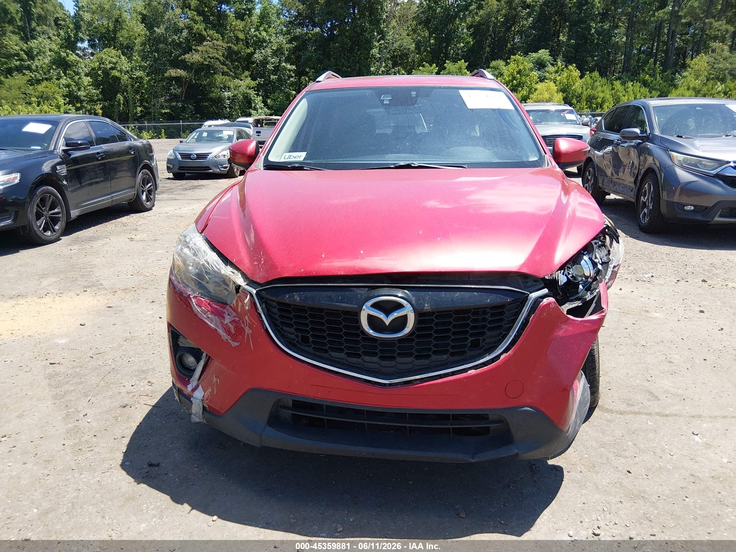 2015 Mazda Cx-5 Grand Touring Red vin: JM3KE2DYXF0540252